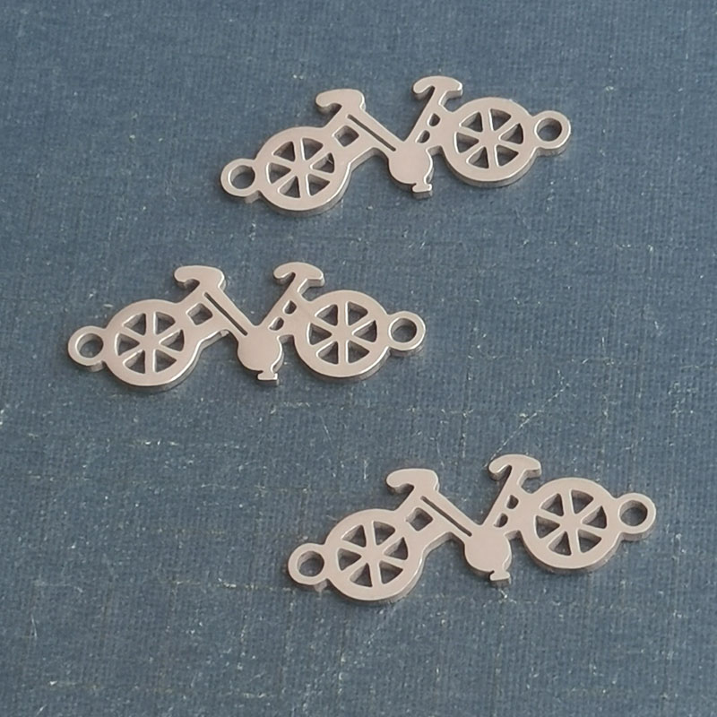 DIY retro titanium steel pendant multi-color optional bicycle bracelet accessories wholesale cross-border foreign trade