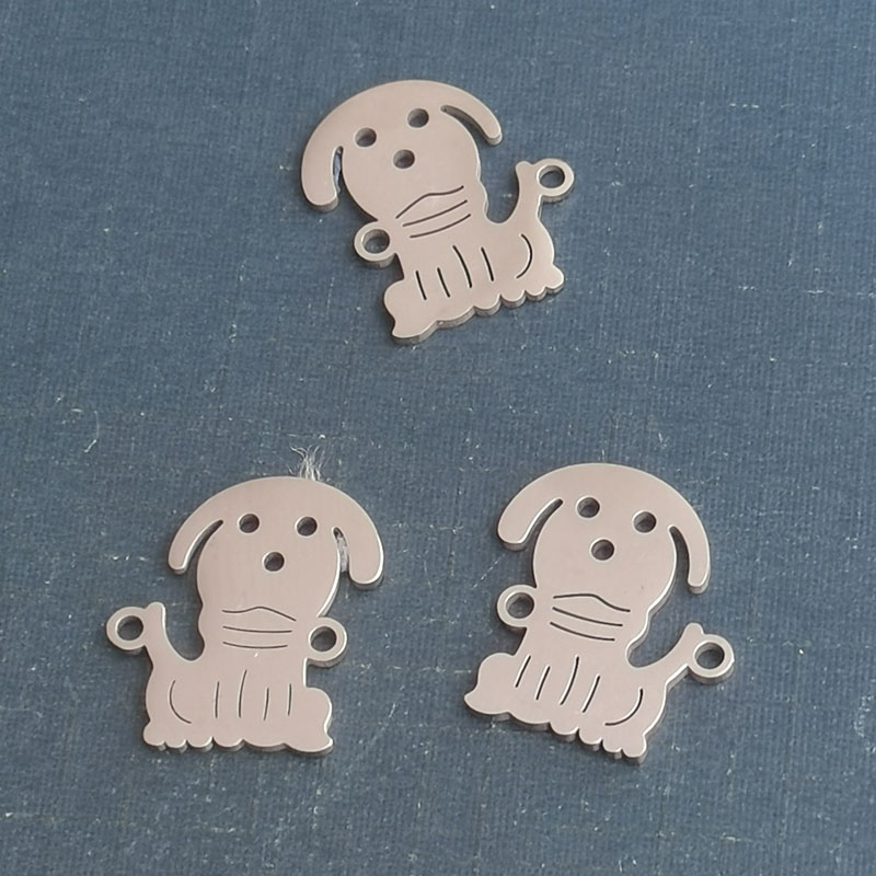 Cross border source Zodiac pendant cute Want Want dog titanium steel stainless steel fashion trend dog bracelet manufacturers wholesale