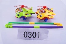 Children's toddler hand push airplane toys Push Push music 1-2 years old 3 years old baby walker single pole ringing baby toy 0301