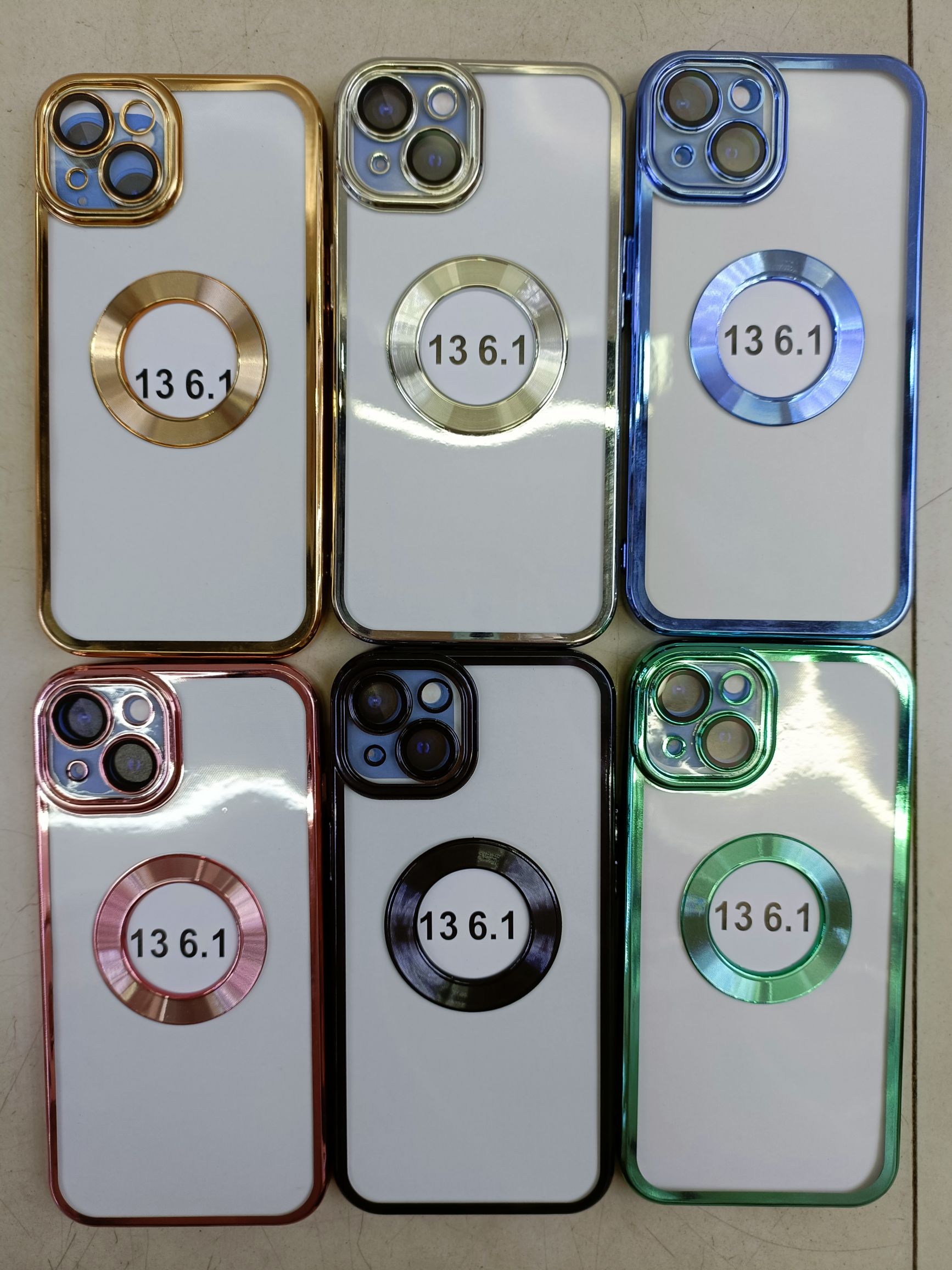 CD print missing label fine hole lens film electroplated mobile phone soft shell