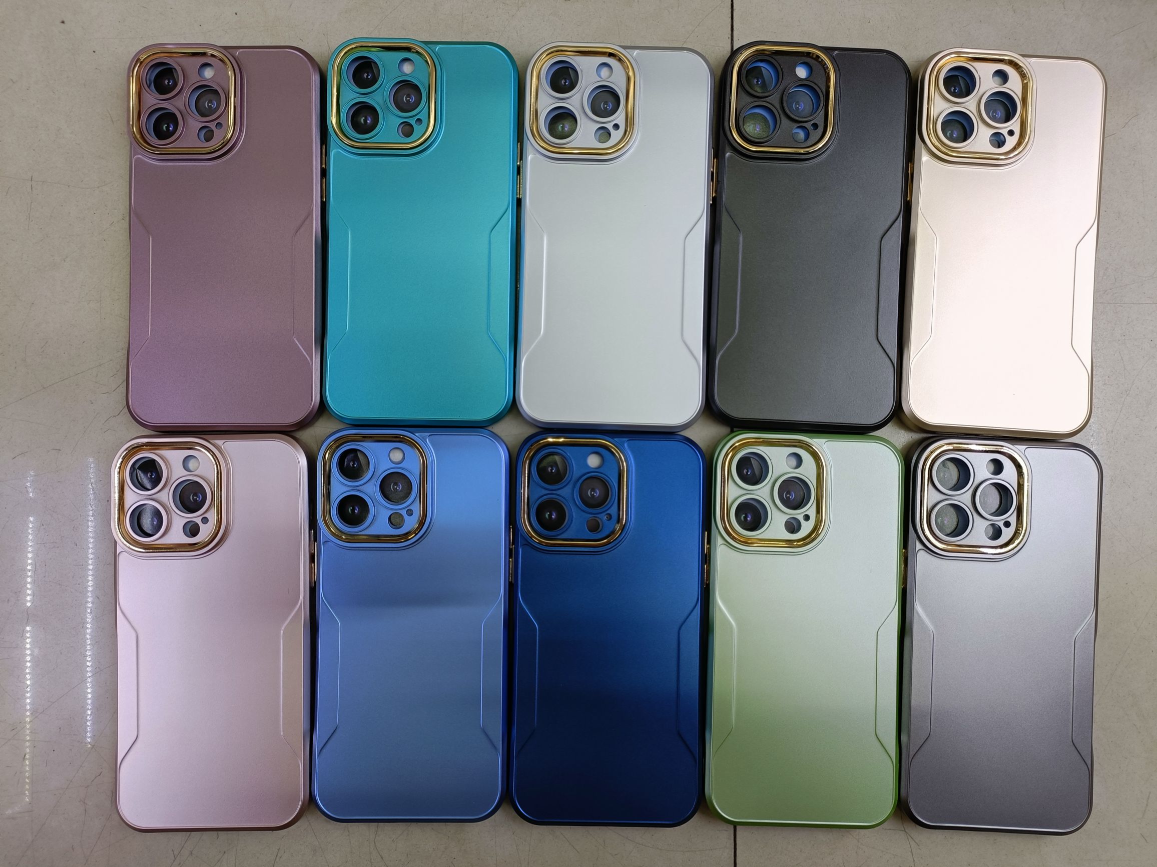 Diamond Star spray paint electroplated frame key mobile phone soft shell