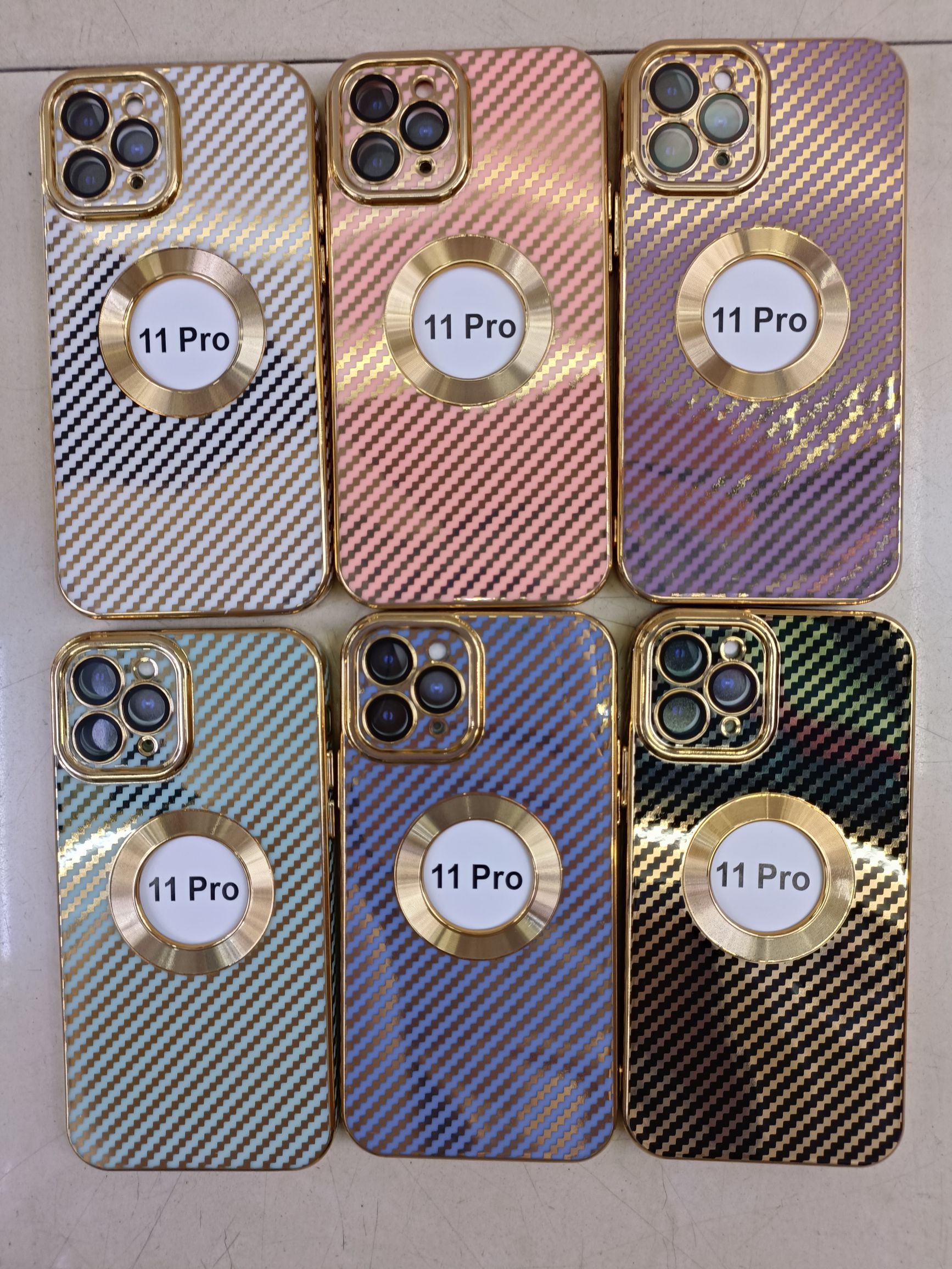 CD pattern empty label laser braided pattern lens film phone case
