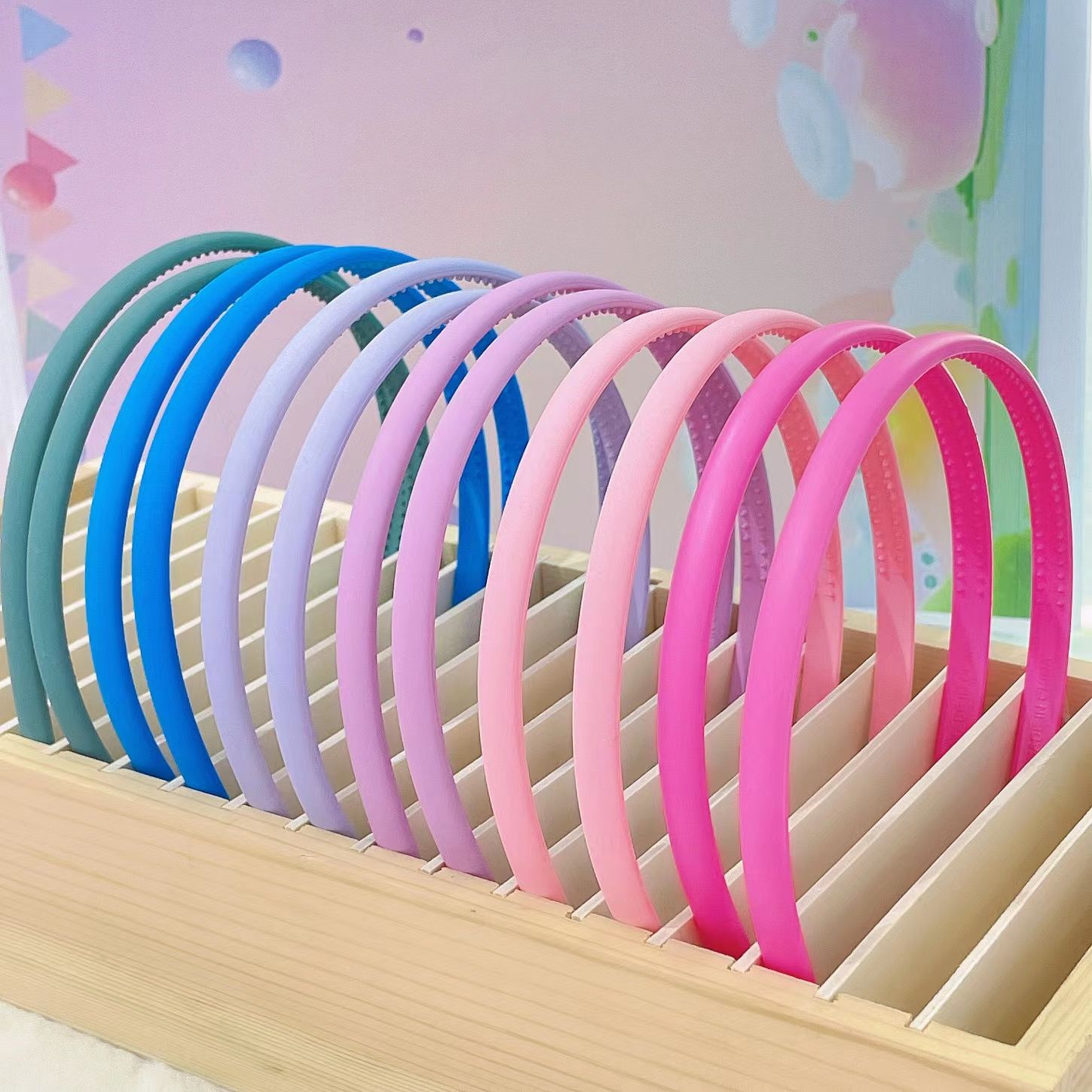 Korean fine frosted hair band with teeth simple temperament lady plastic pressure hair band hair clip hair clip hair accessories