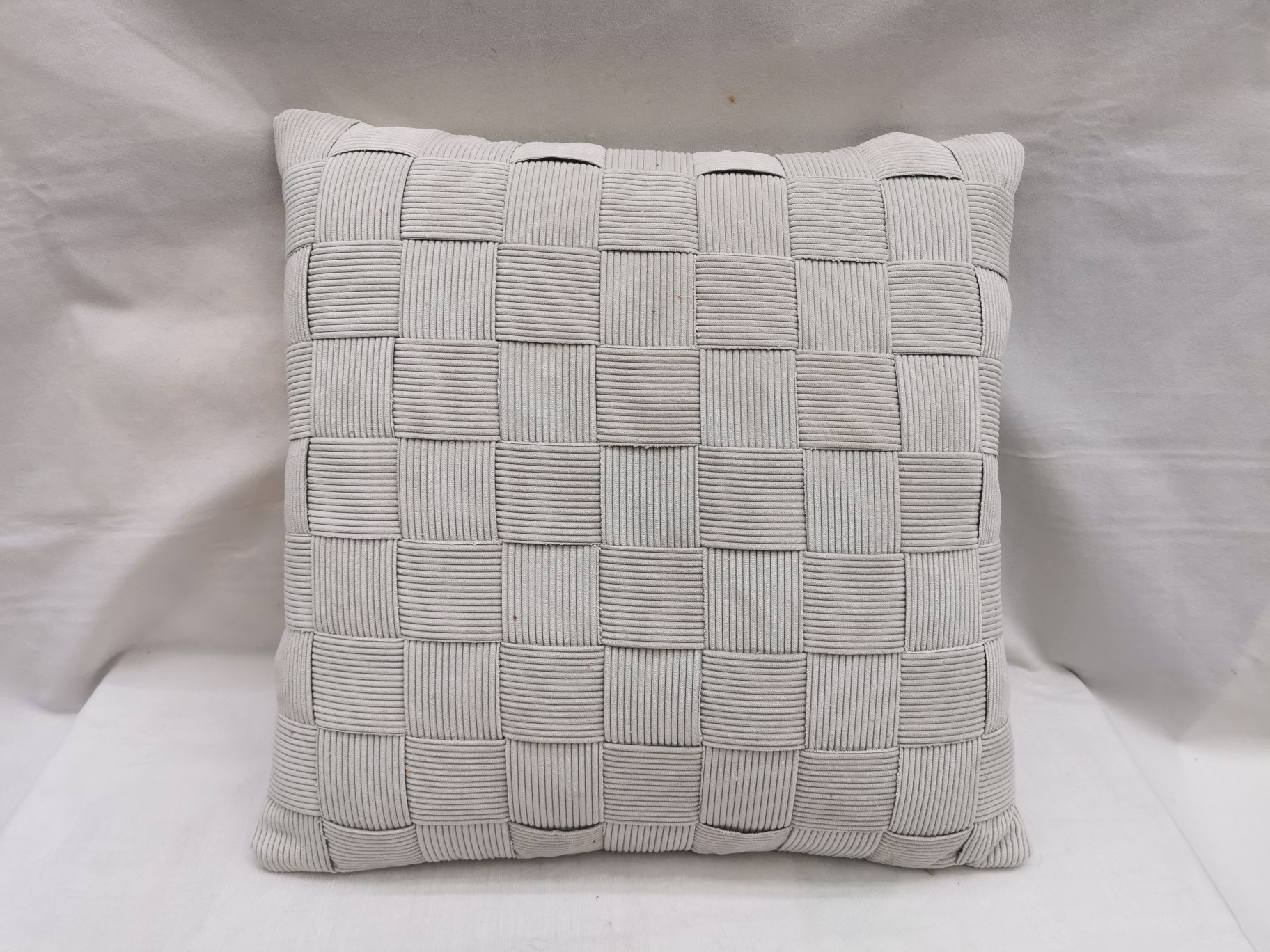 Craft Small Checkered Pillow Pillow Cover Cushion Cushion Cover Sofa Pillow Car Lumbar Support