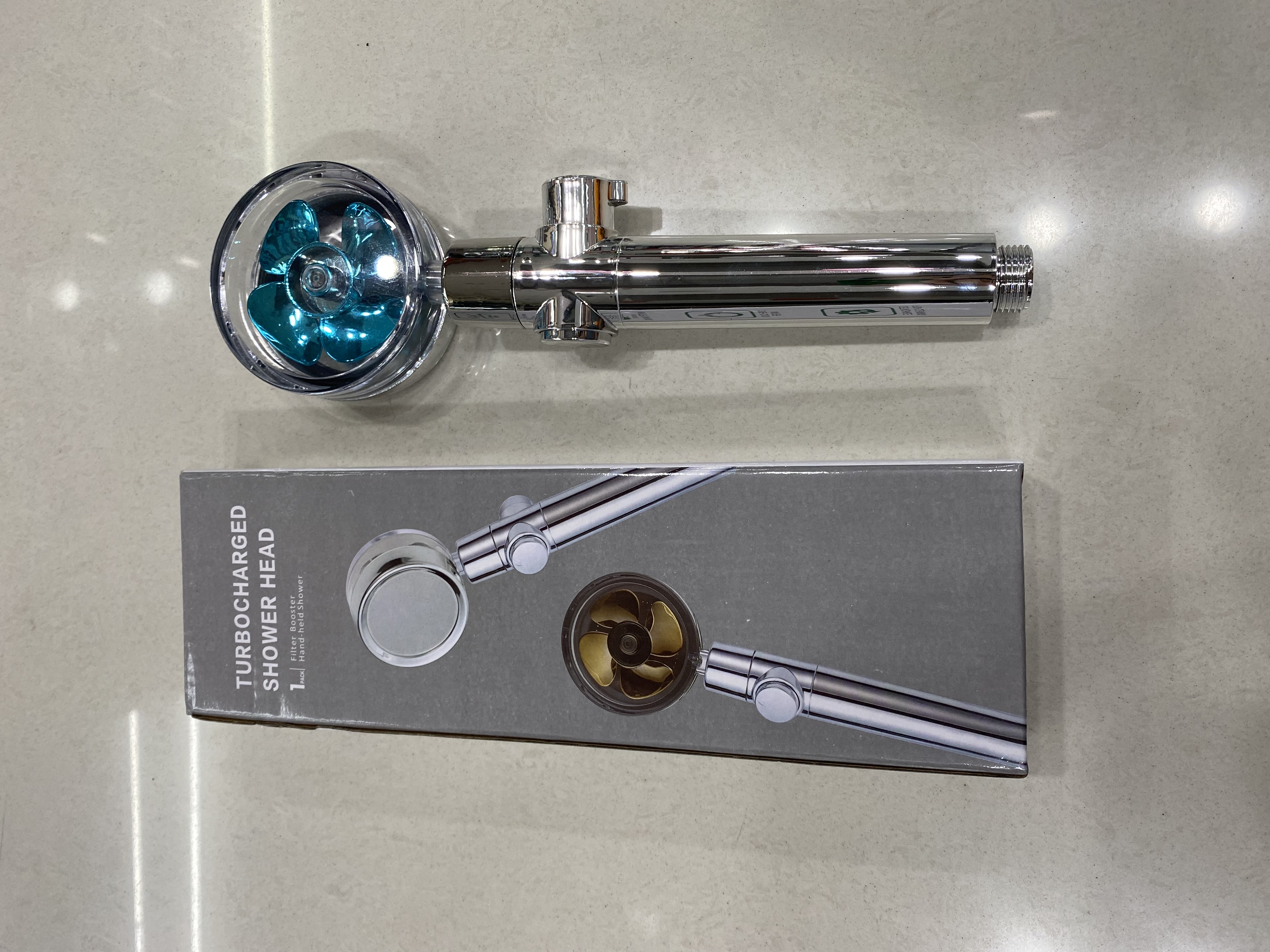 Shower head - Silver plated