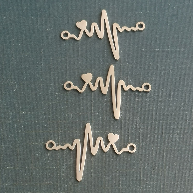 diy accessories Electrocardiogram bracelet Pendant Bohemian style handmade material Lightning connector accessories