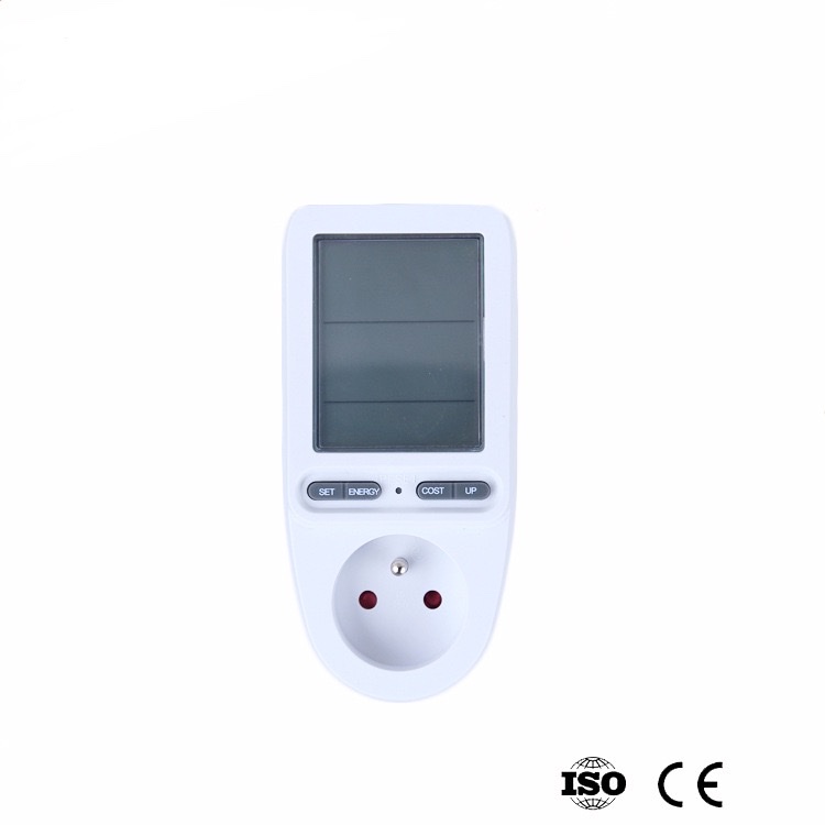 Hot sell energy monitor socket with LCD digital display