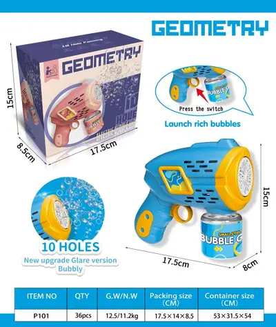 Porous Self-Priming Bubble Gun