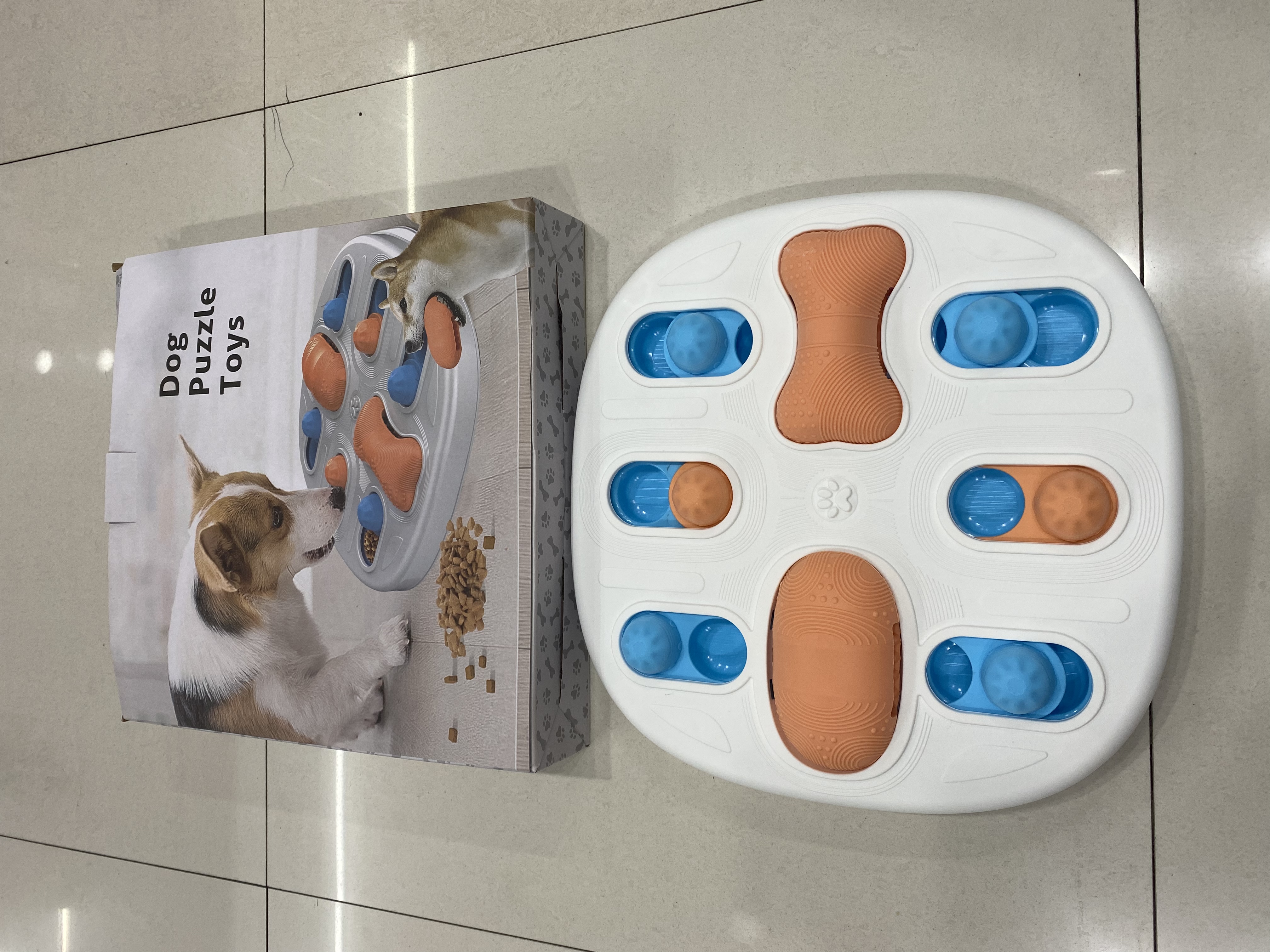Pet busy food plate
