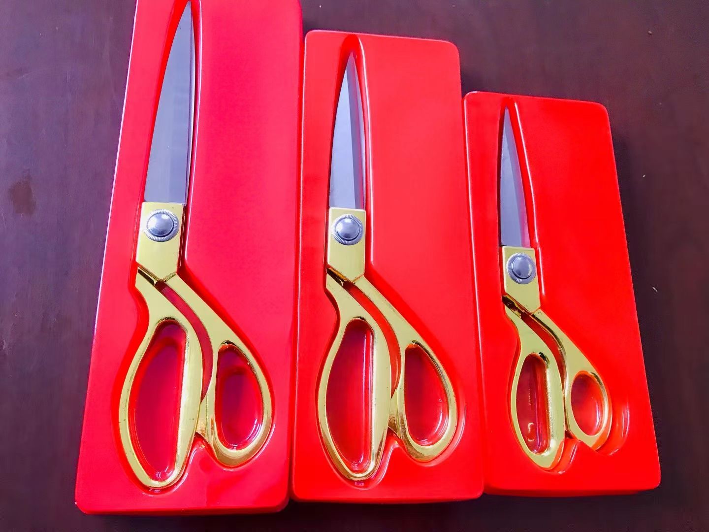 Golden Tailor scissors, hardware knives and scissors, hardware tools, knives and scissors, office and educational knives and scissors tools, tailor scissors, Golden tailor scissors, silver tailor scissors details Picture
