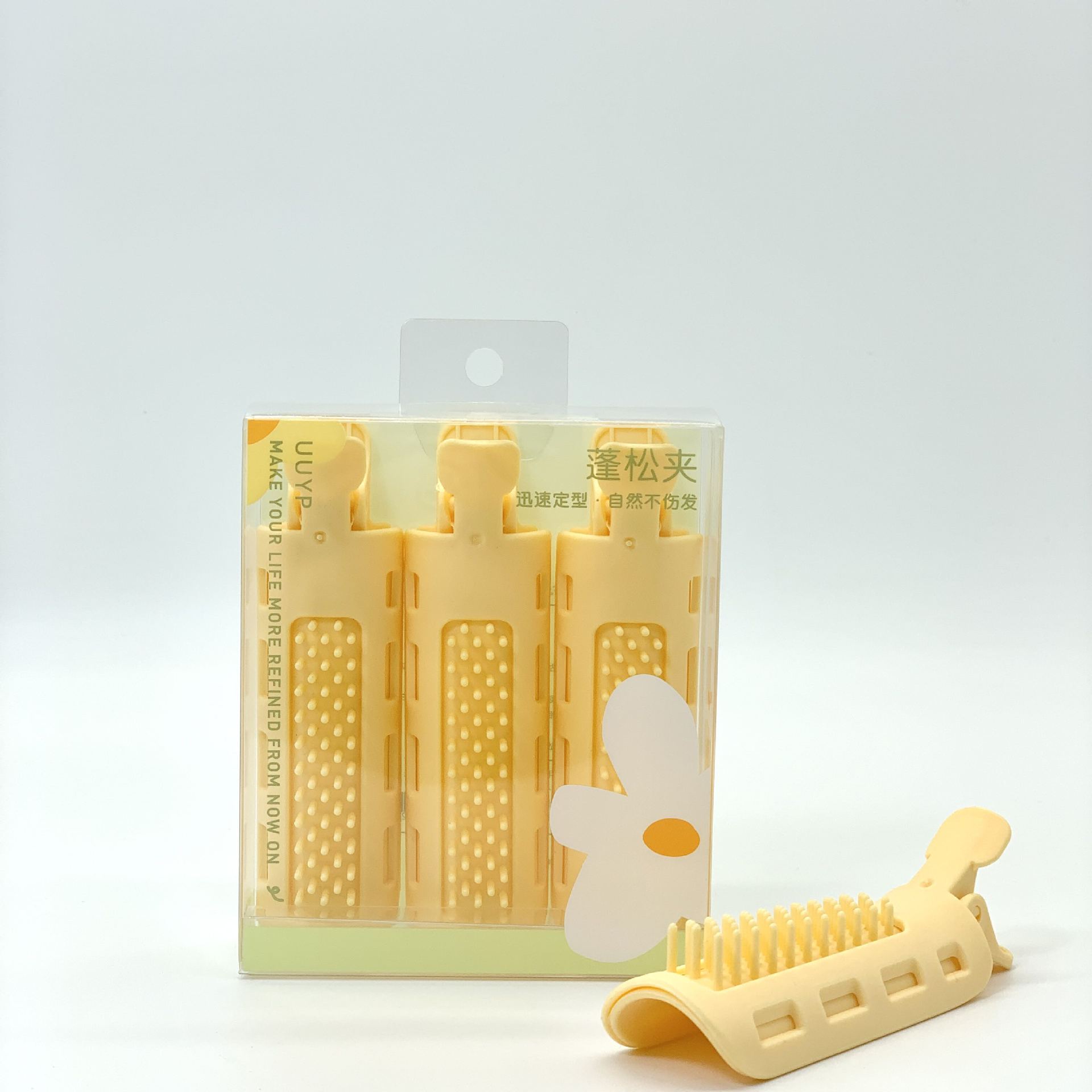 Weekend Garden Series Fluffy Hair Volume 3 hair curlers