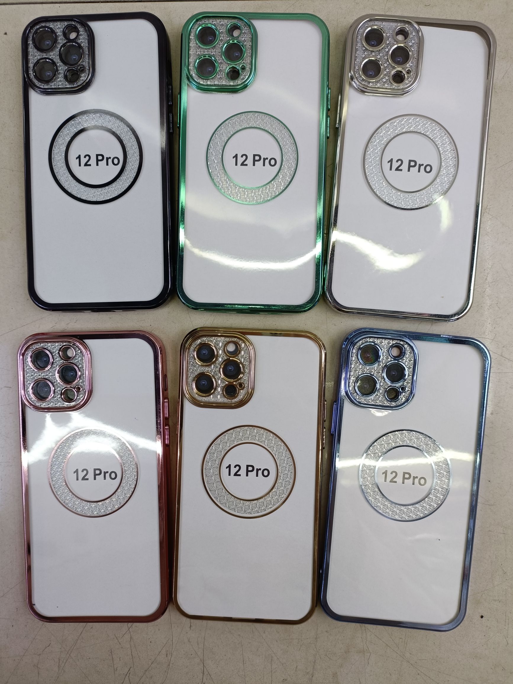 Diamond-plated edge lens film transparent soft shell