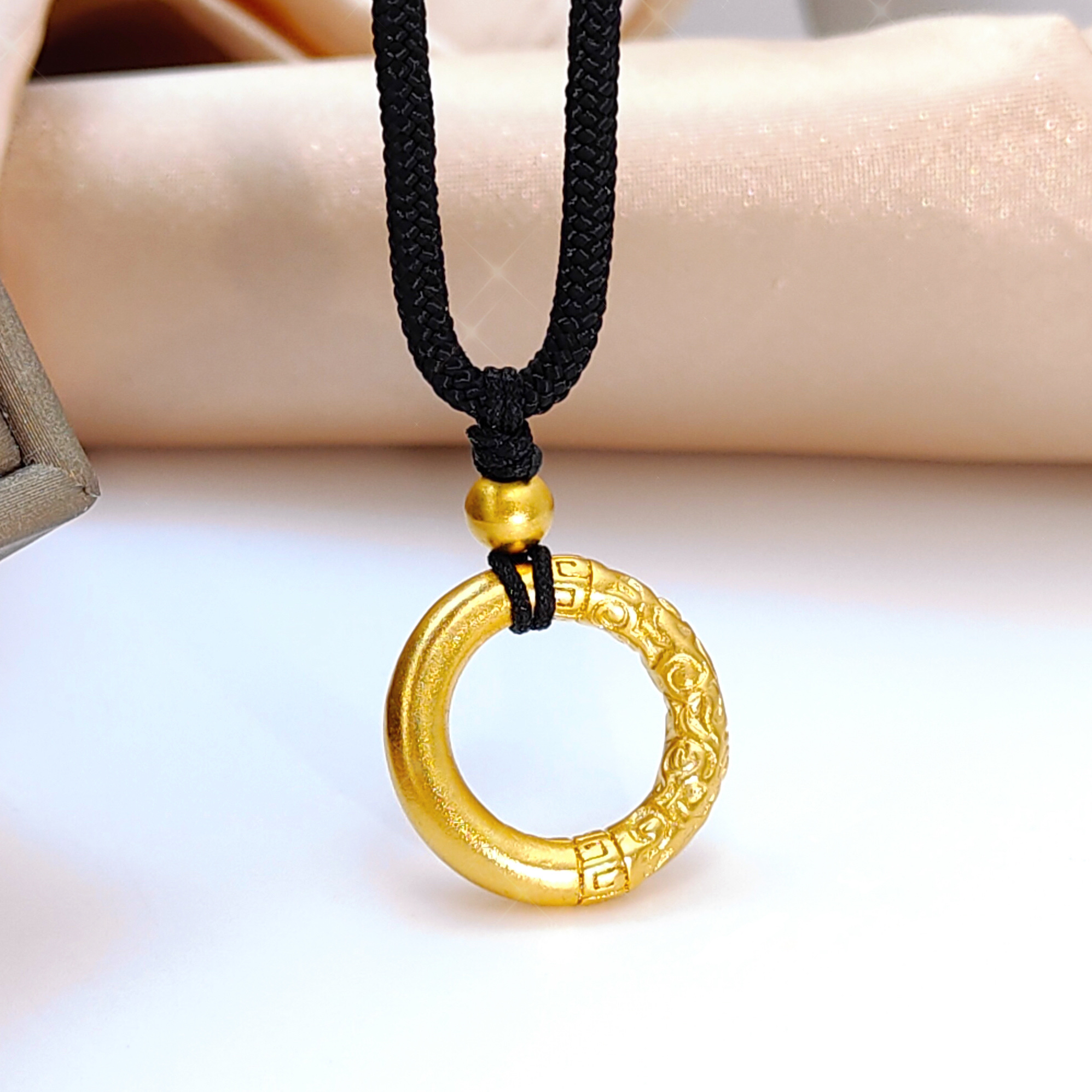 Ancient peace buckle pendant