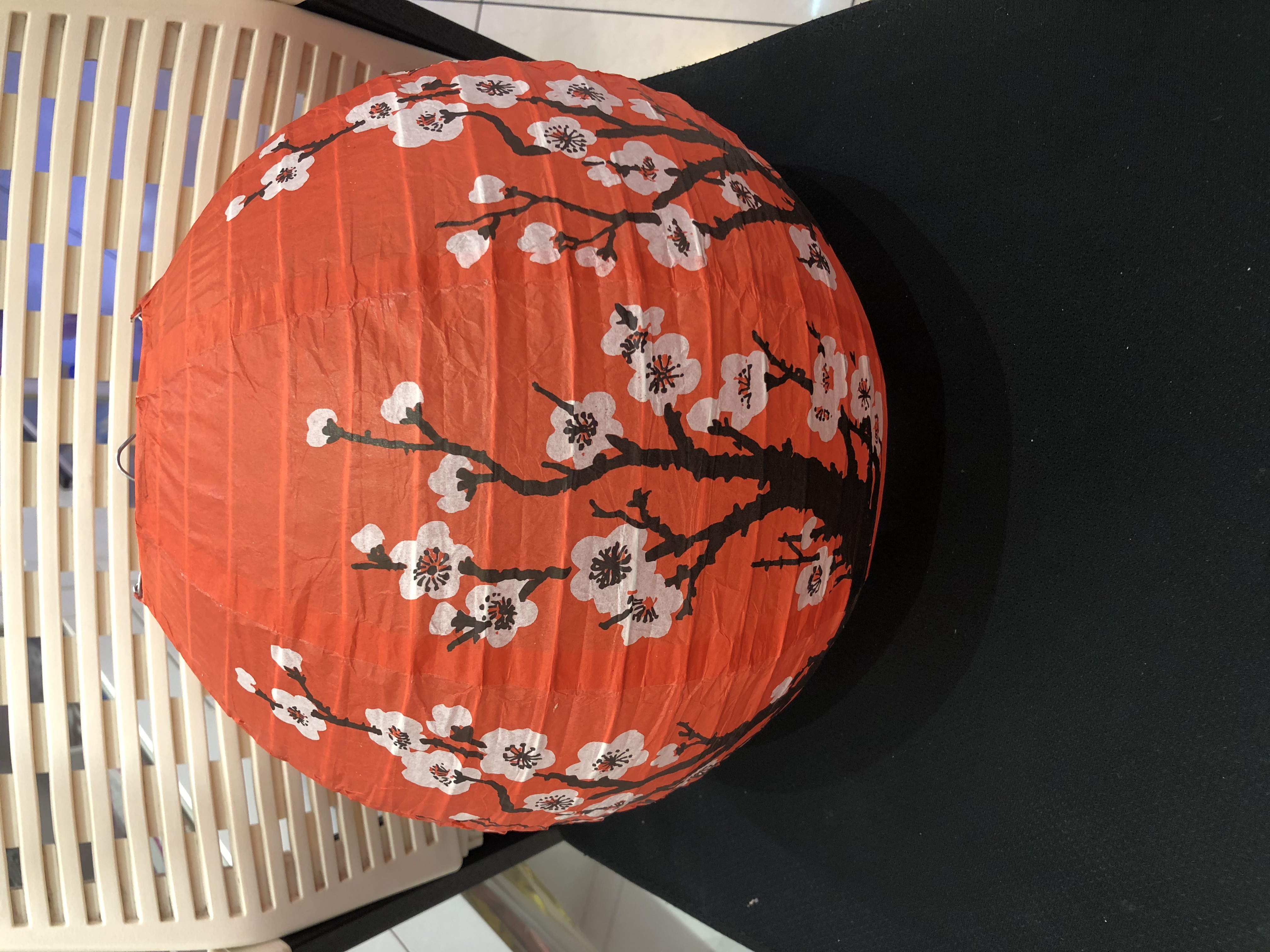 Printed Paper Lantern Specification drawing
