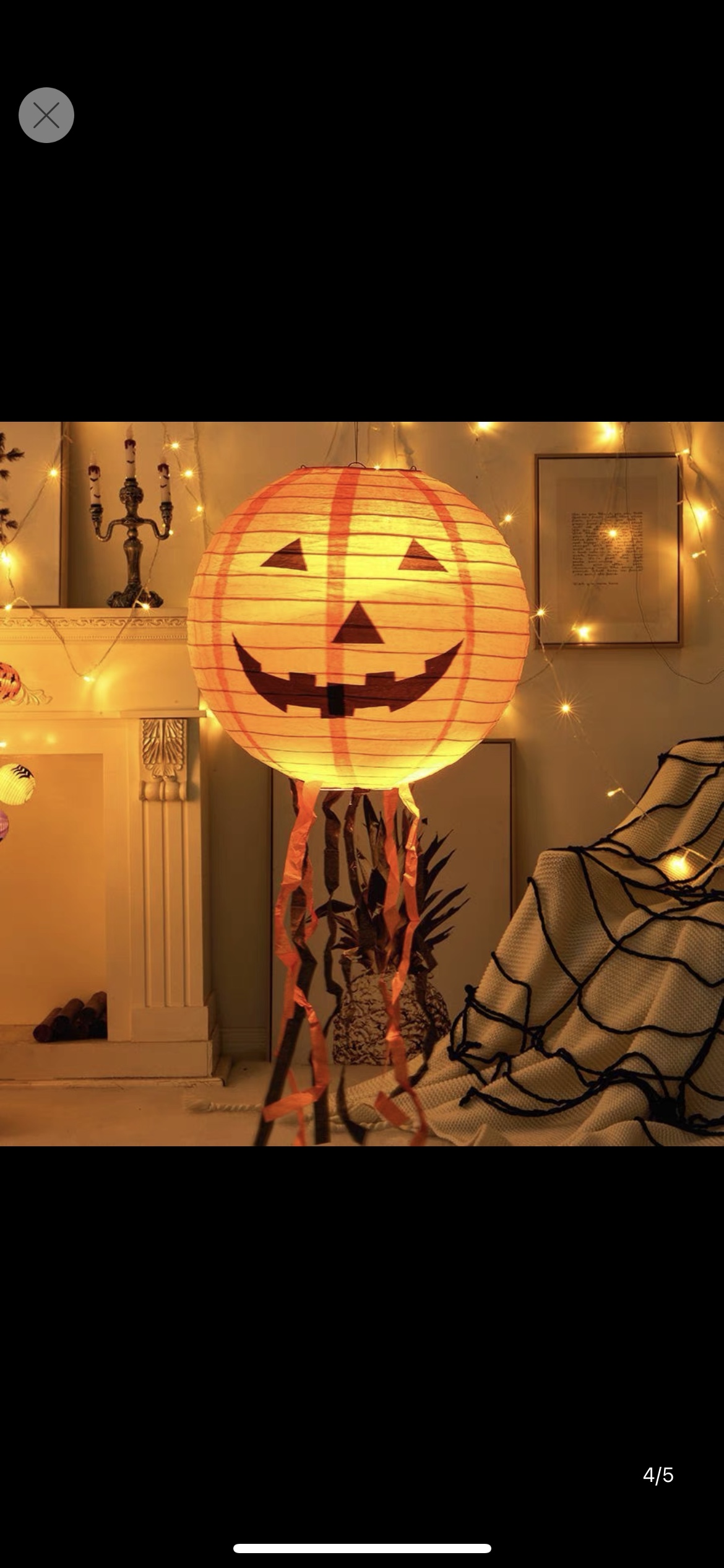 Halloween Paper Lantern details Picture