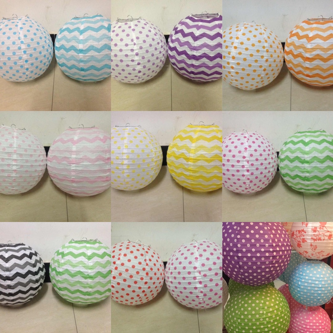Printed Paper Lantern details Picture
