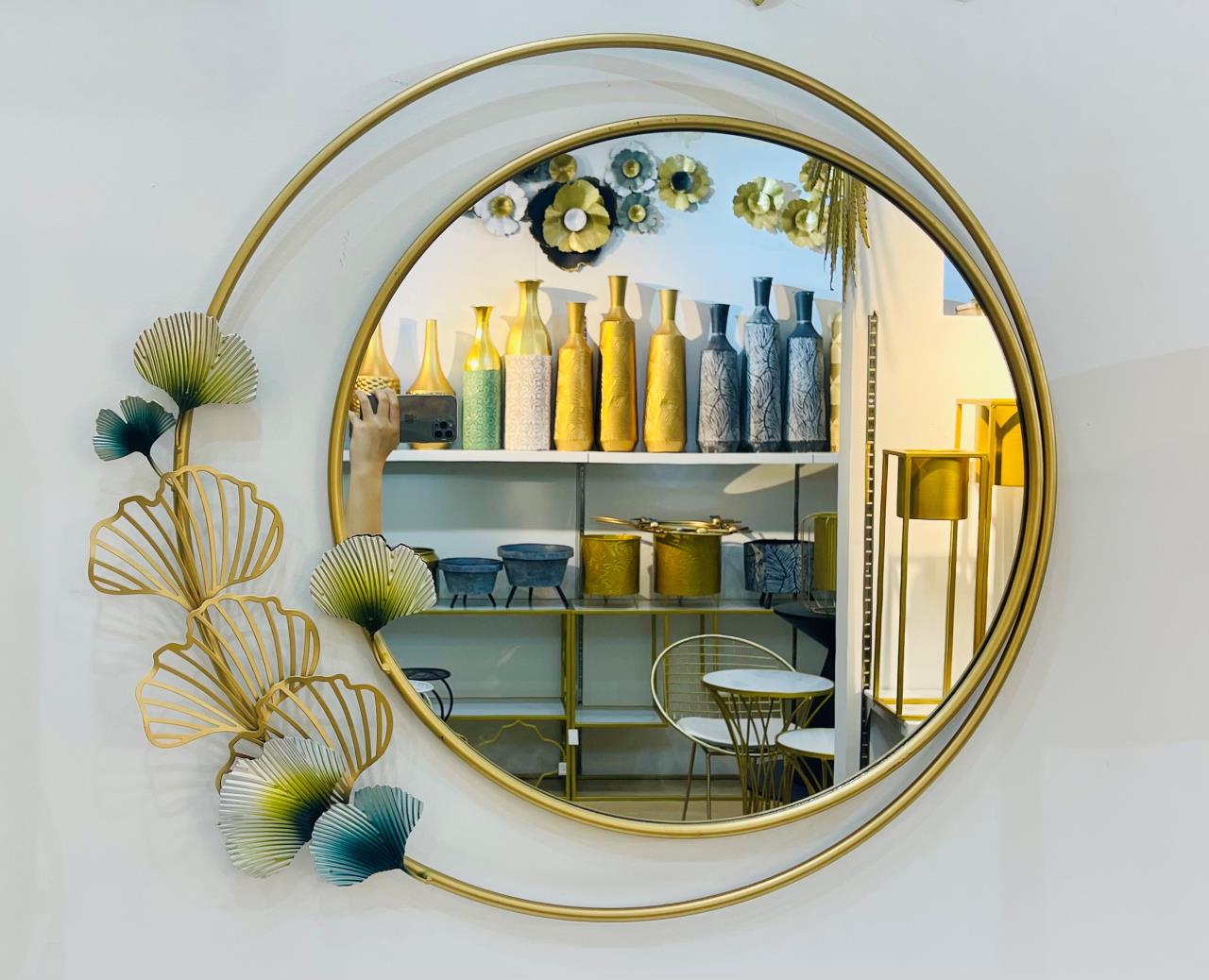 Iron Craft Home Furnishings, Iron Wall Mirrors, Iron Decorative Mirrors, Iron Art Home Furnishings Application Scenario