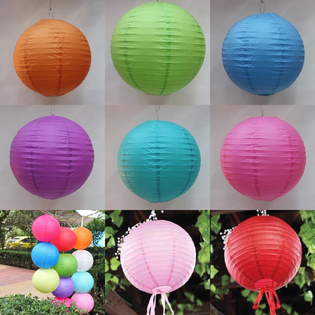 Jinquan Lantern Colored Paper Lantern 001 Specification drawing
