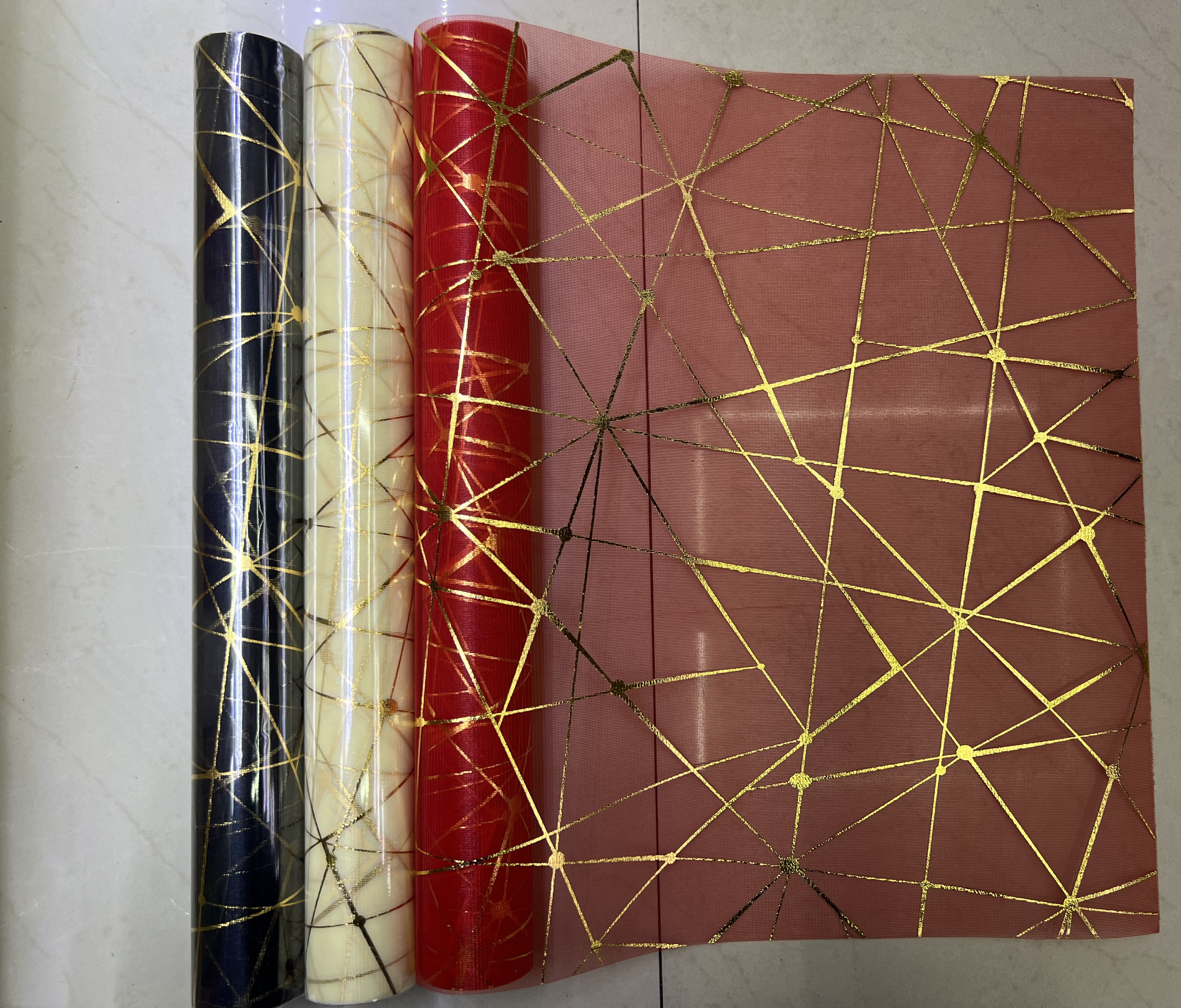 The net is hot gold with many colors thumbnail