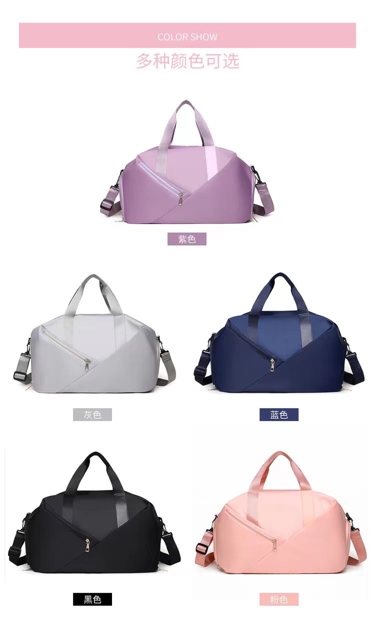 Collapsible Waterproof Shoe Plaid Large Capacity Travel Fitness Mommy Oxford Bag Application Scenario