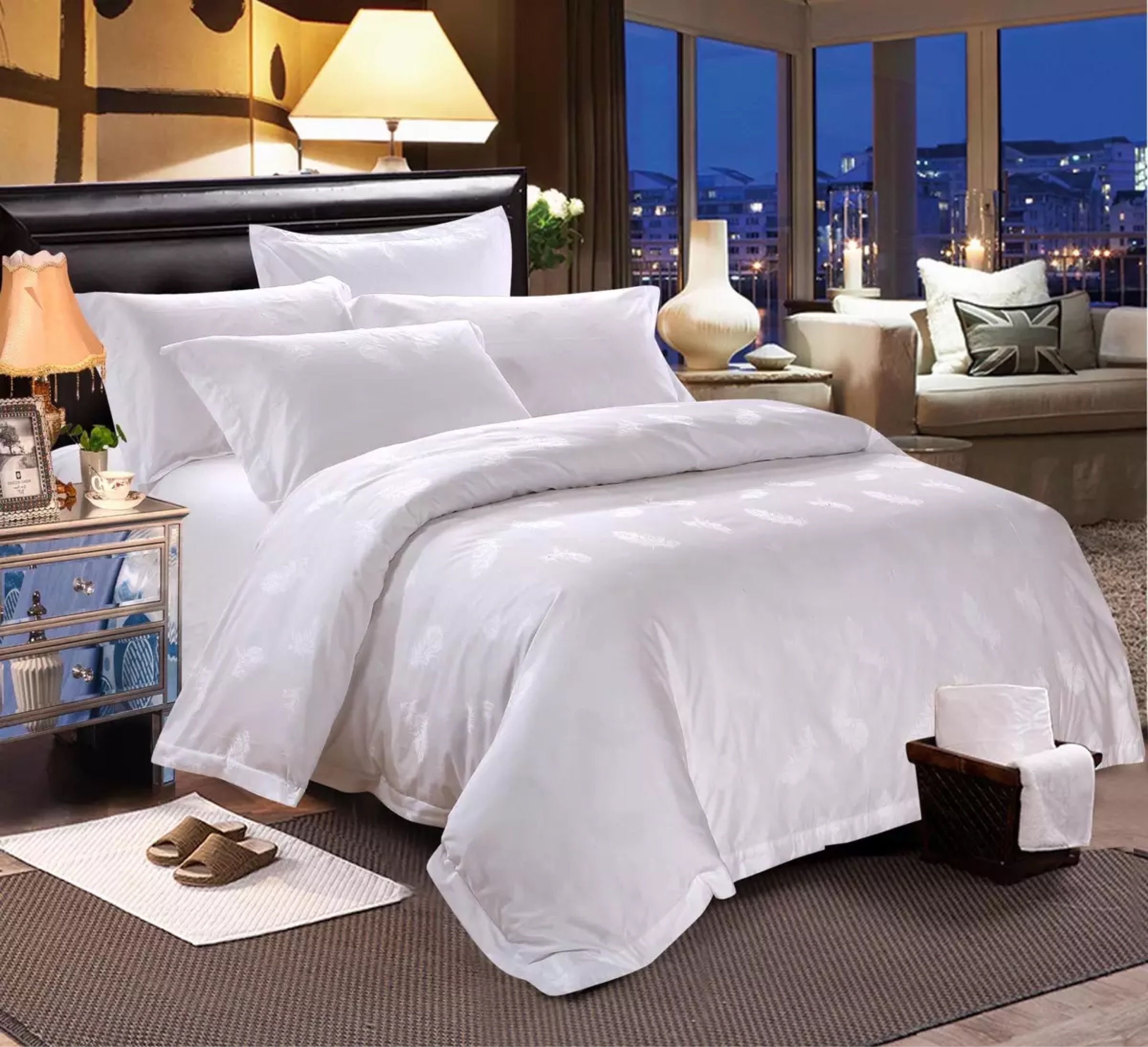 耐思酒店用品 酒店宾馆床上用品 枕套 床单 被套详情图2