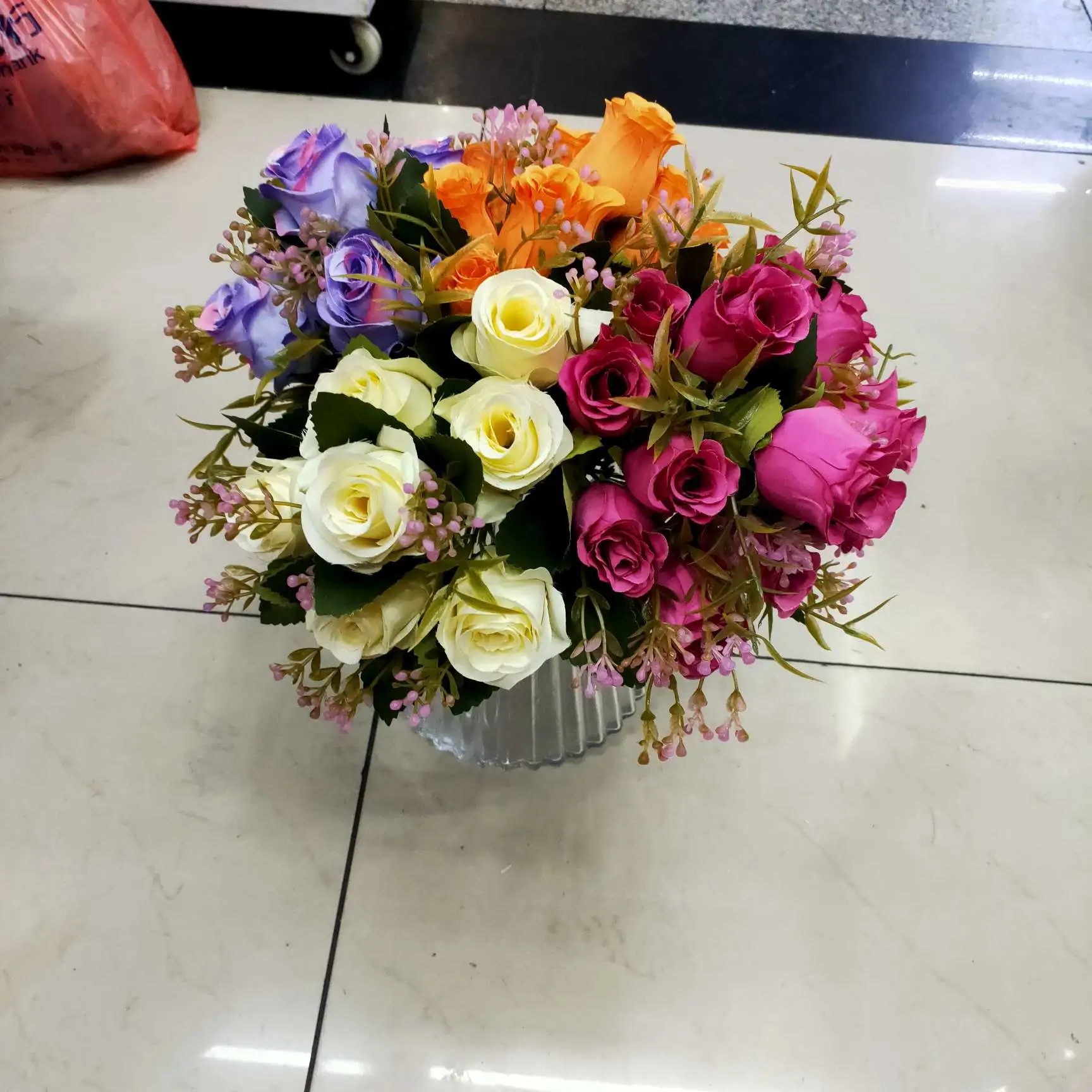欧式仿真玫瑰花热卖产品小康工艺仿真植物xk-501