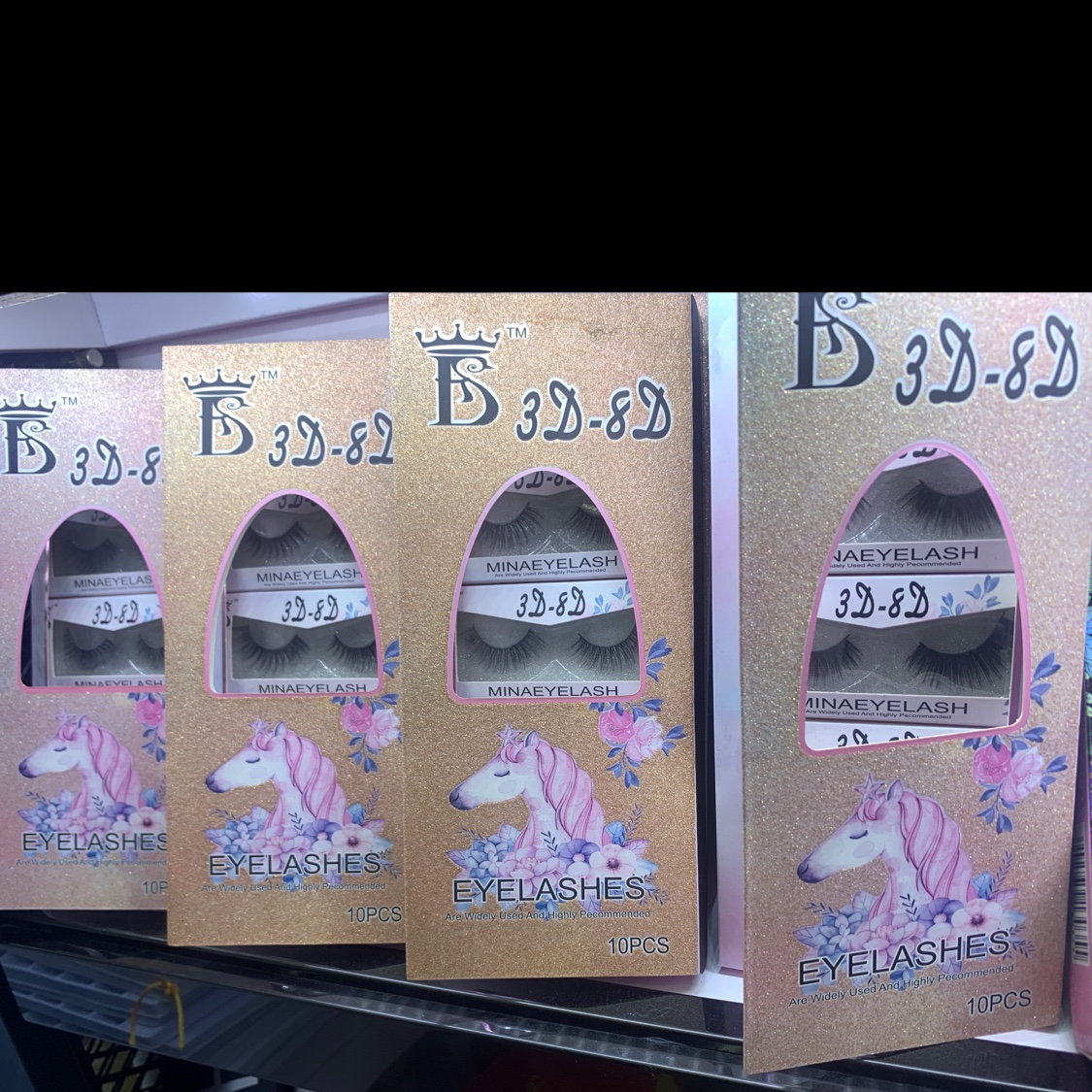 10 Pairs Of False Eyelashes 3019 details Picture