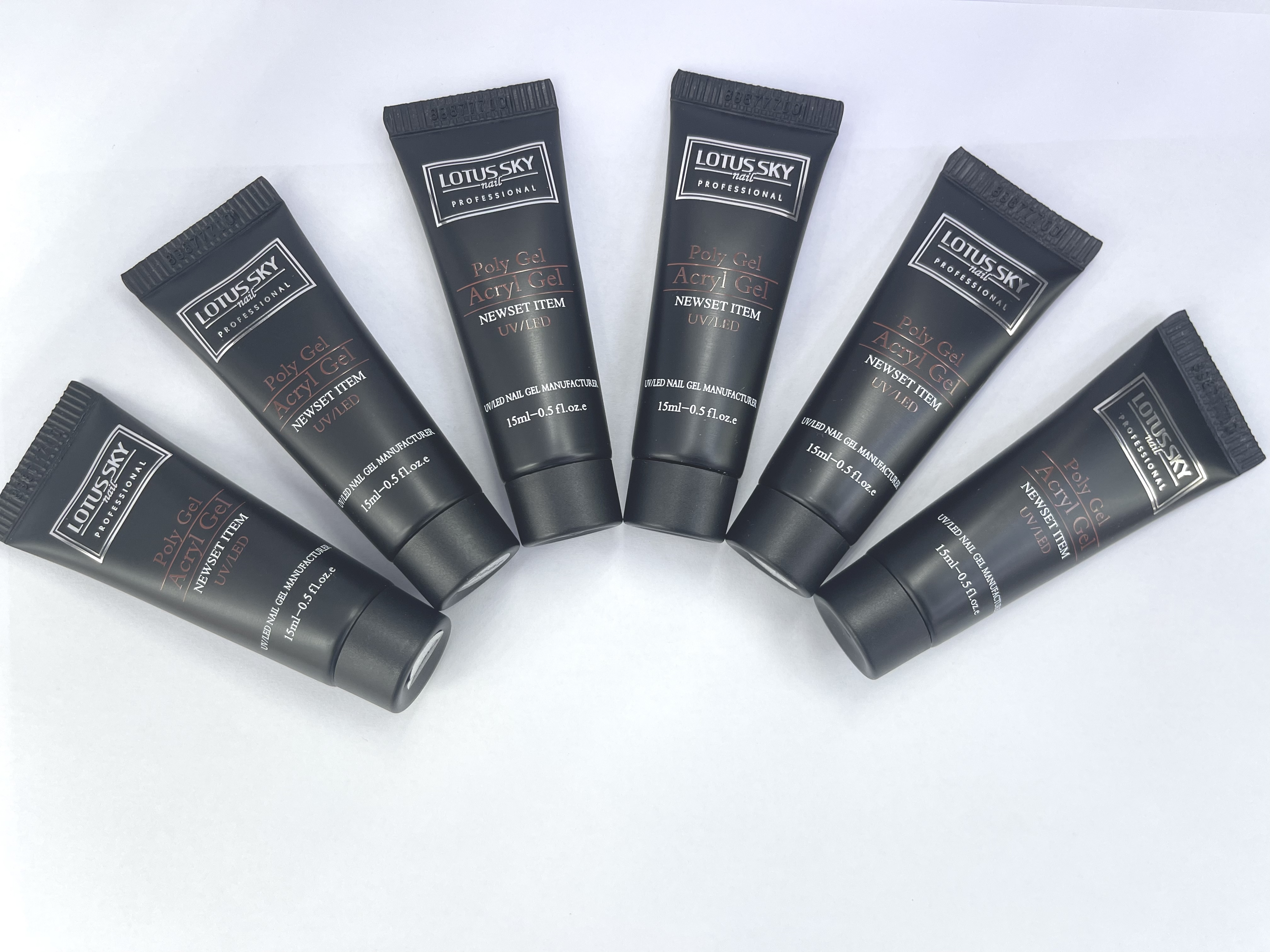 15G Extended Adhesive Nail Gel Fashion Multi-Color Long Lasting Matte Easy Coloring Nail Gel