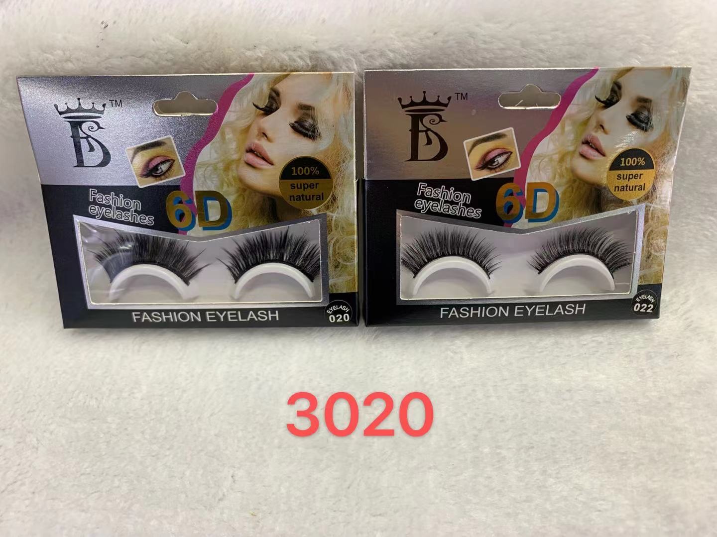 Single Pair False Eyelashes 3020