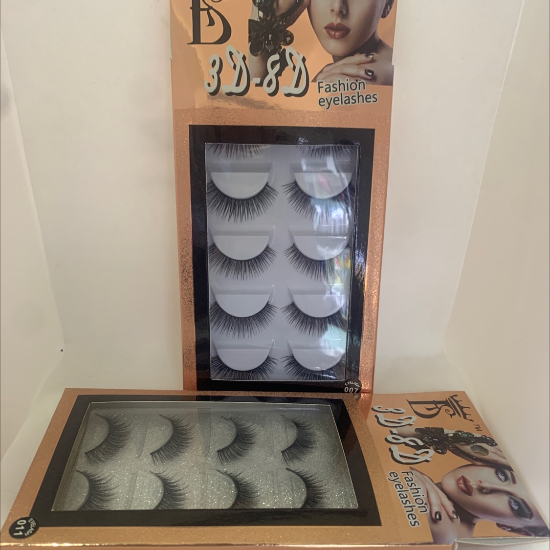 5 Pairs Of False Eyelashes 3027 Specification drawing