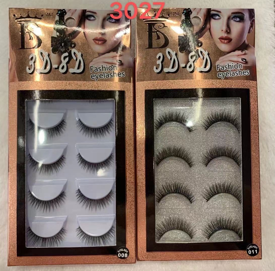 5 Pairs Of False Eyelashes 3027
