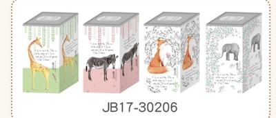 Square Pot Wipes Animal Series