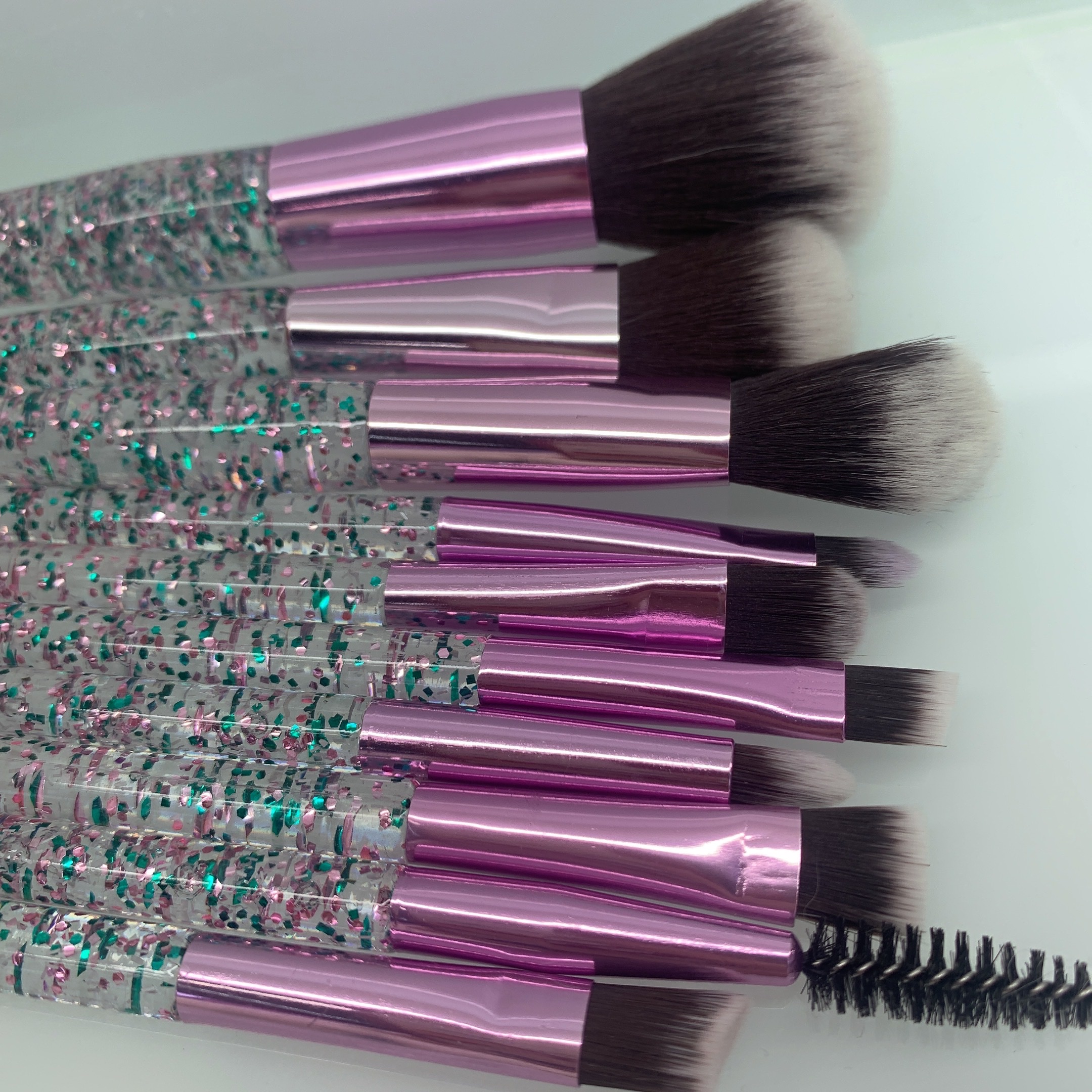 Ten Makeup Brushes Set Item Picture