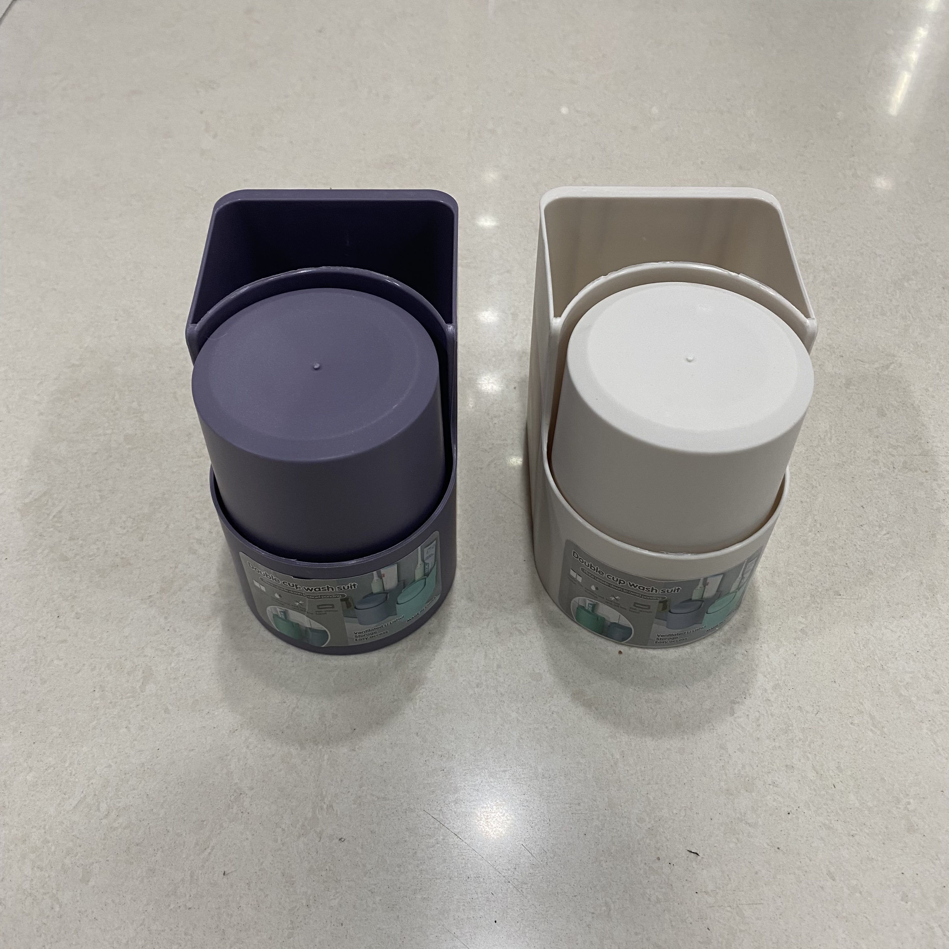 Toothbrush holder + cup