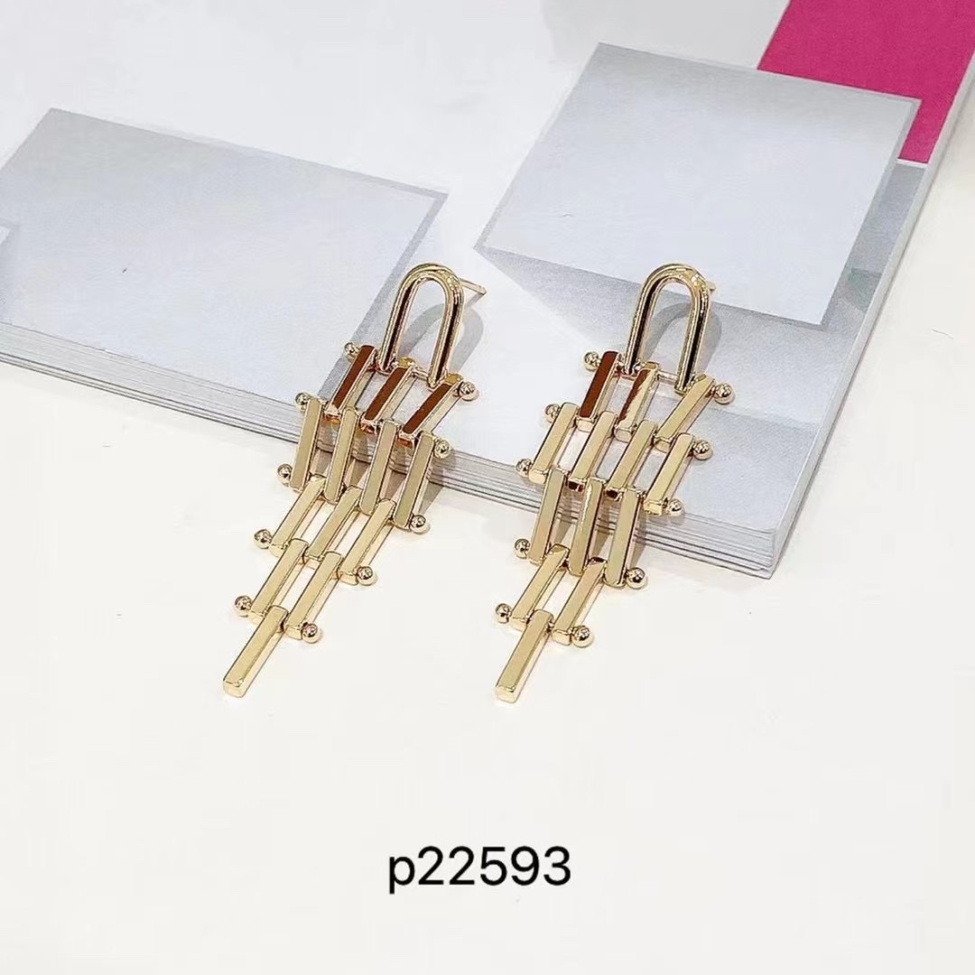 The earrings are long thumbnail