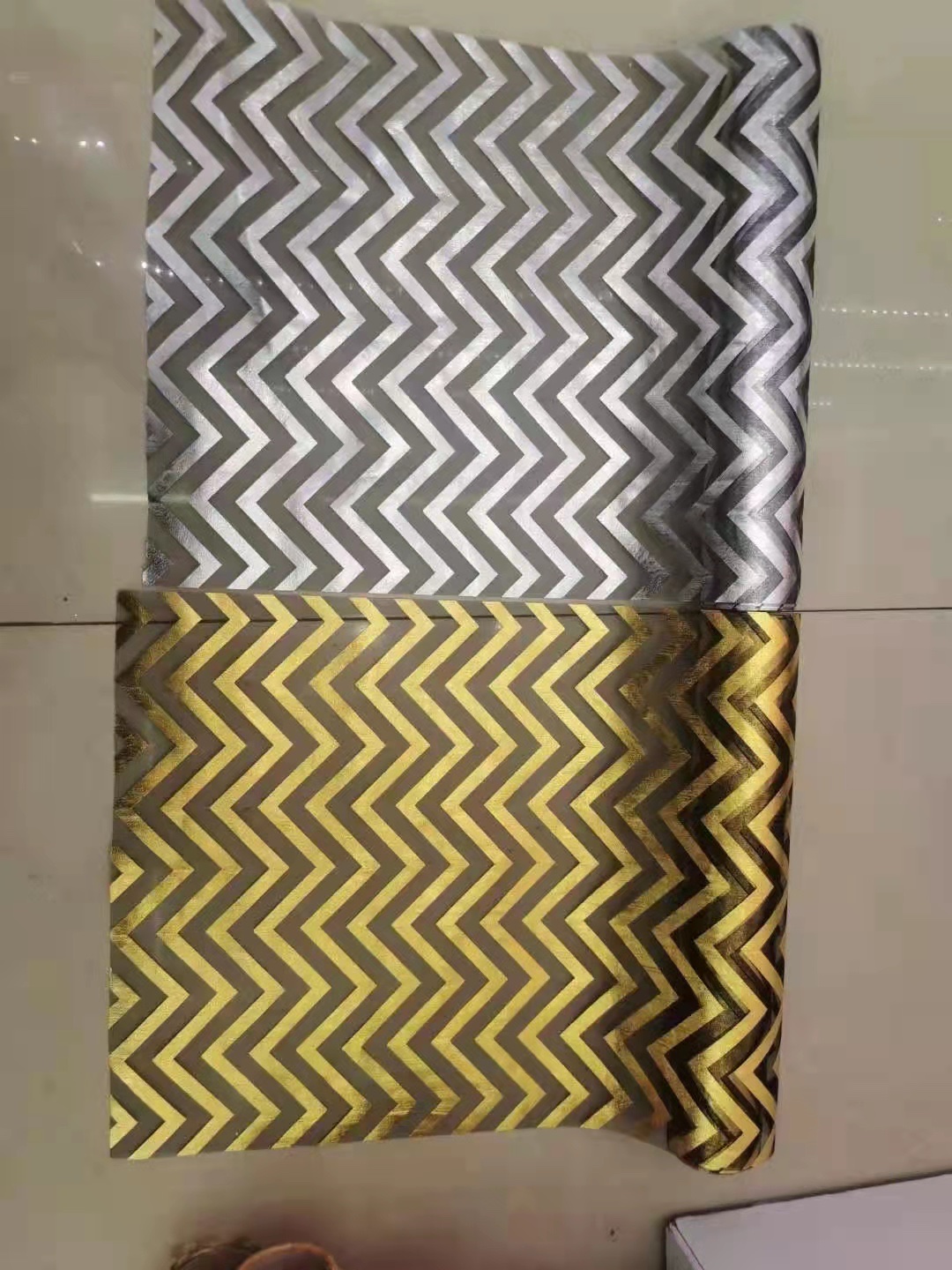 Hot gold striped gauze thumbnail