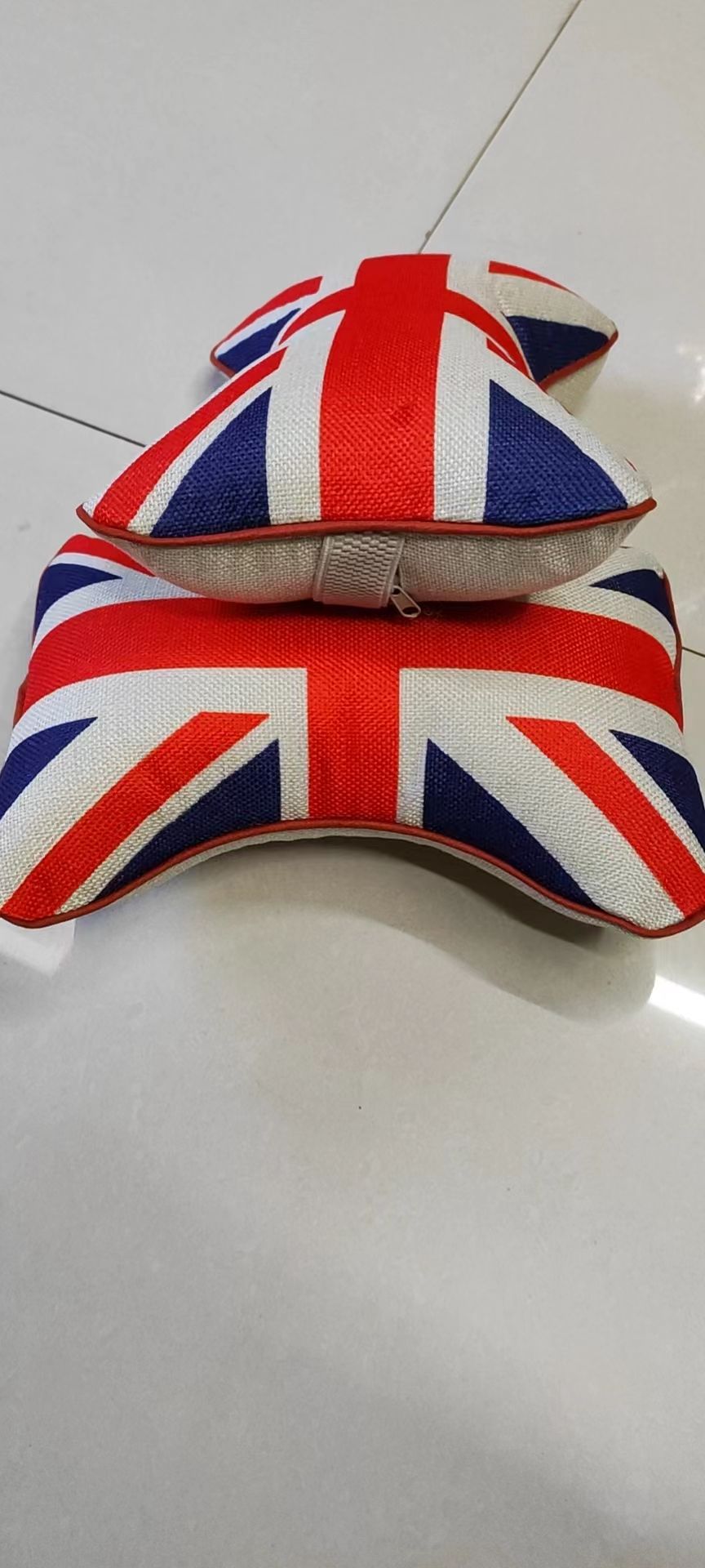 Cute Cartoon Subcotton Linen Car Accessories Interior Bone Pillow Neck Pillow Pillow Pair Price Four Seasons Breathable Application Scenario