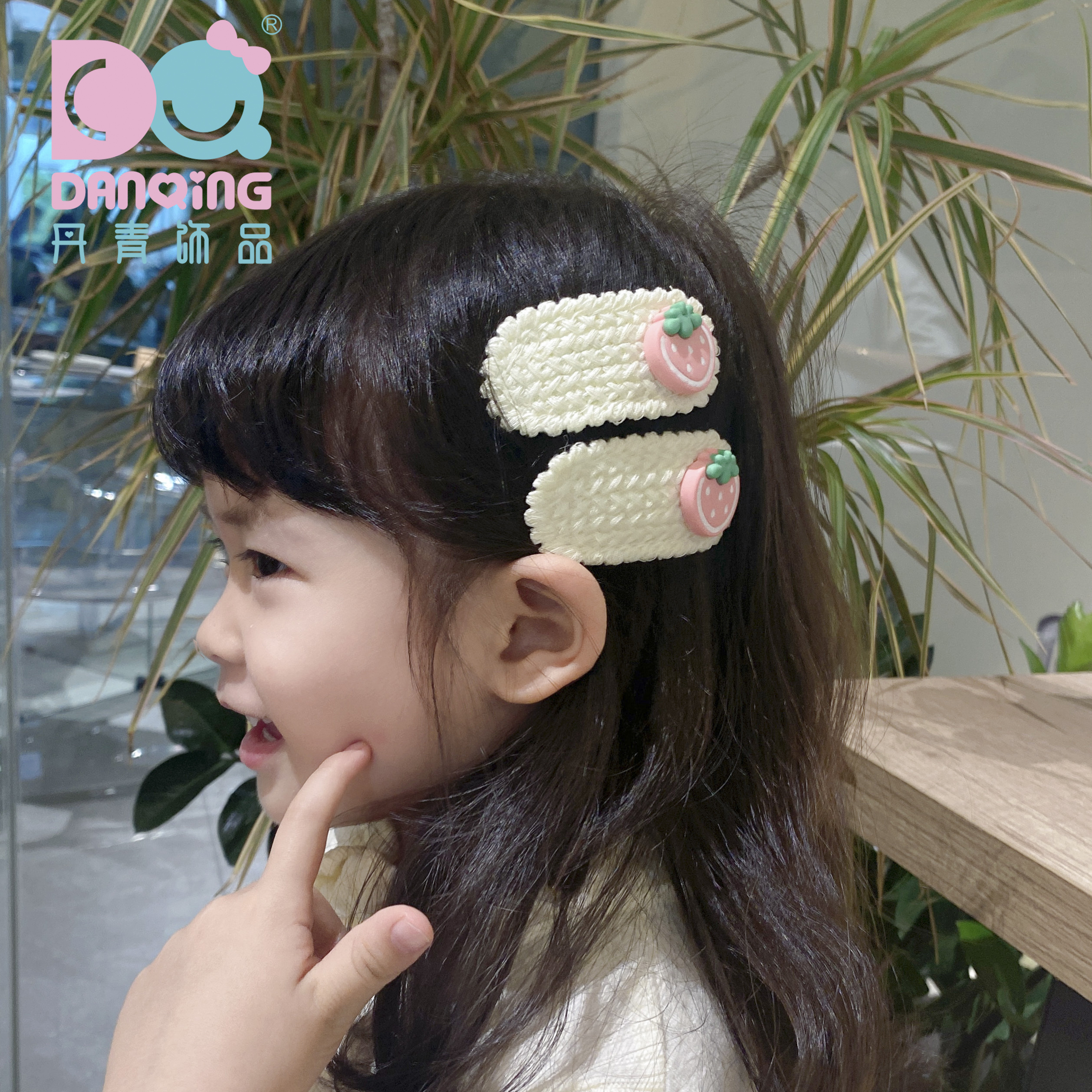 Internet celebrity baby broken hair style All wrapped fabric hair cord leather band does not hurt hair cute hair clip baby girl hair accessories Children hair clip hair clip cartoon hair flower girl super cute thumbnail