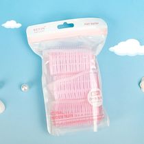 Bagged home large hair rollers 3 set styling self-adhesive curling rollers Fixed Roll Lazy fluffy roll figure-eight fringe curling iron