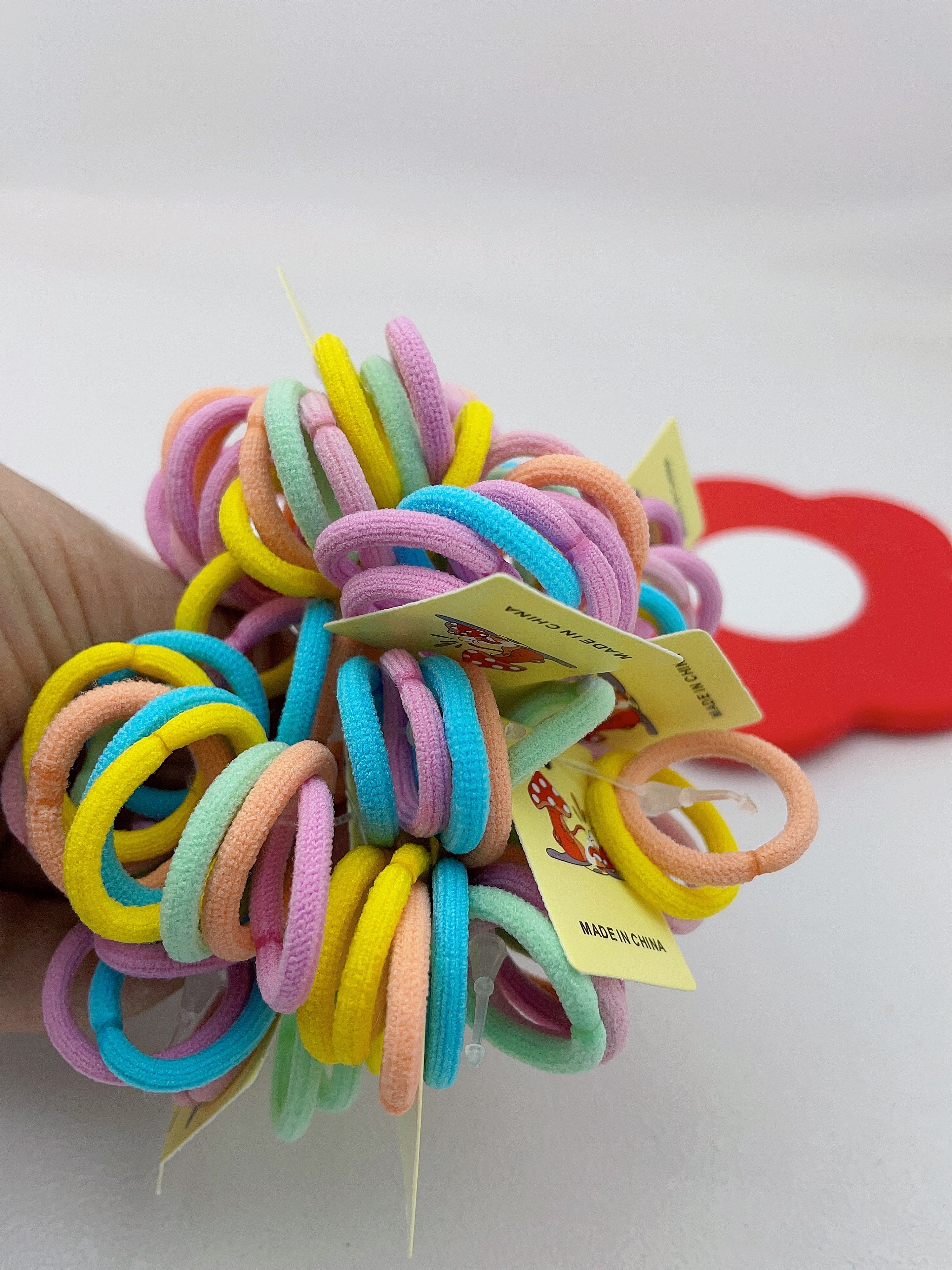 欧美饰品儿童发饰卡通发圈亚克力皮筋女童发绳宝宝头饰....