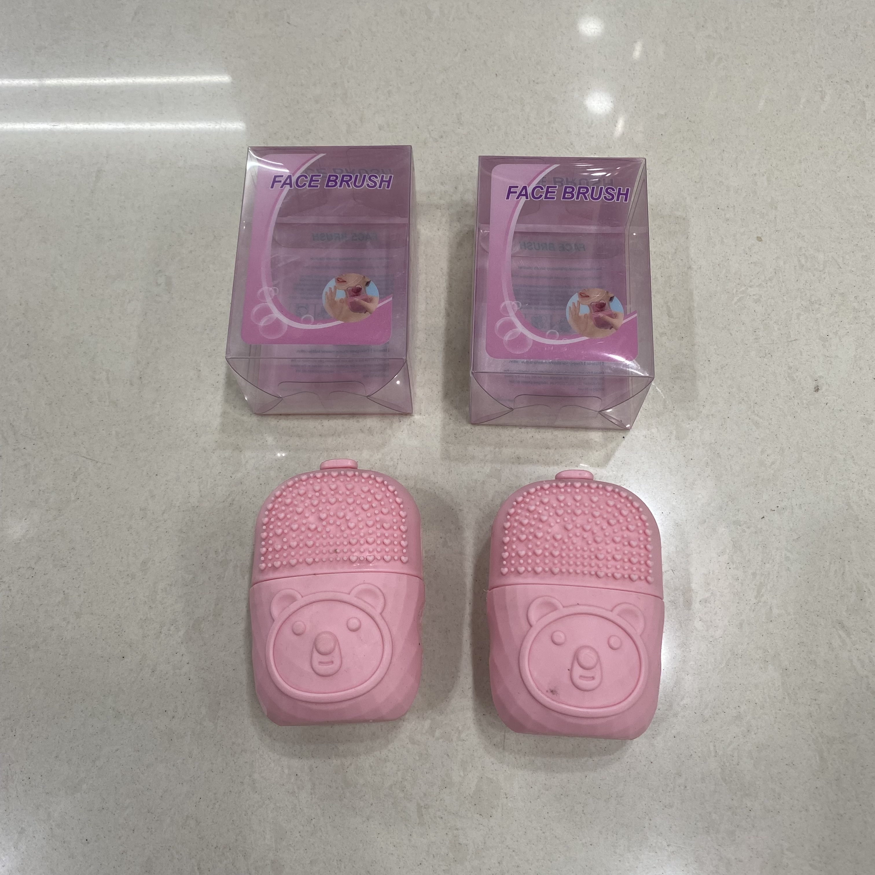 Apply face wash brush ice lattice ice massage roller silicone face cleaning brush