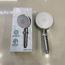 High water spray pressurized shower with spray head large handheld showerhead