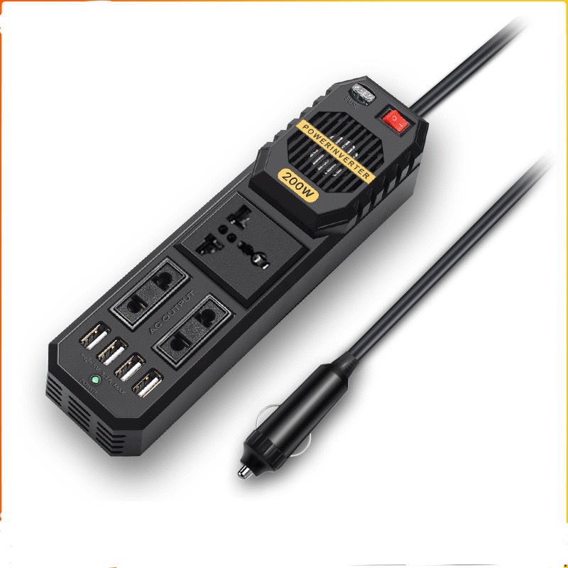 Car inverter 200W home conversion 12V to 220V outdoor auto parts class power converter Inverter