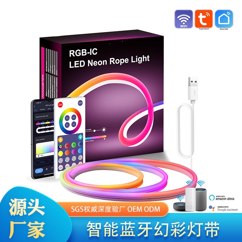 Graffiti WIFI Bluetooth 3 meter Magic Music Neon with music light strip DIY modeling 16 million colors