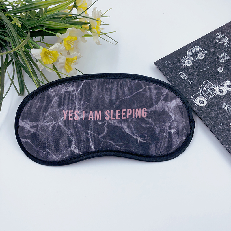 Off-The-Shelf Eye Mask Printing Silk Eye Mask Student Sleep Eye Mask Breathable Shade Embroidered Eye Mask Plush Eye Mask Soft And Comfortable For Both Men And Women Eye Mask Can Be Customized Manufacturers Customized Proof Order Production details Picture