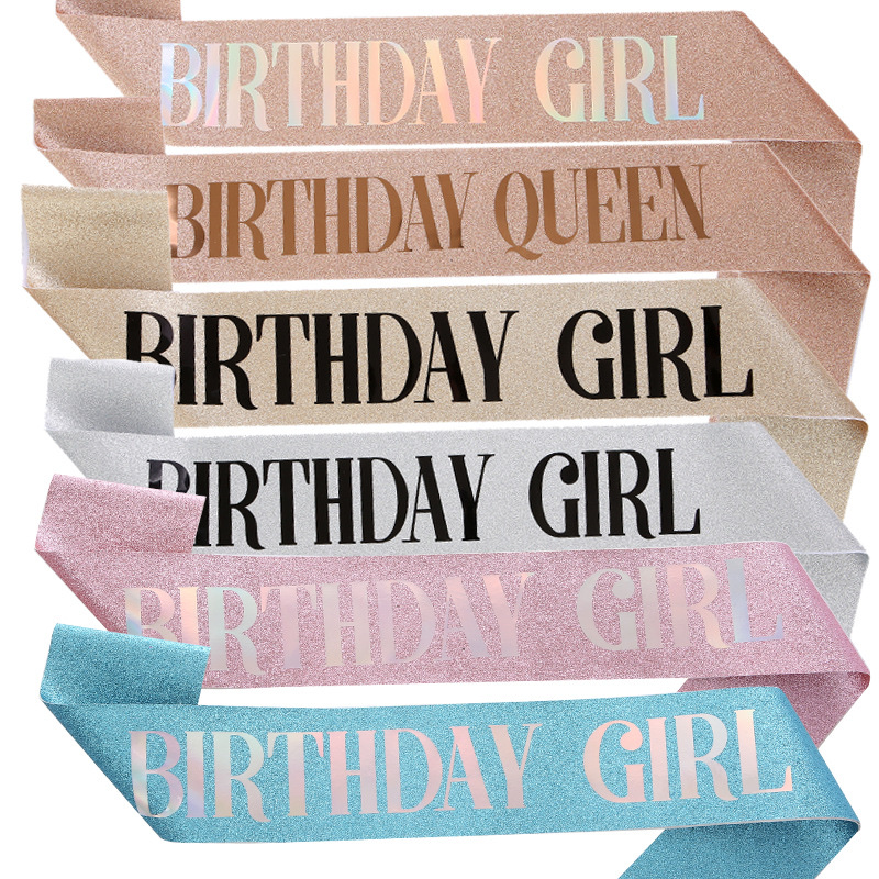 birthday girl queen Birthday Girl sash Sash thumbnail