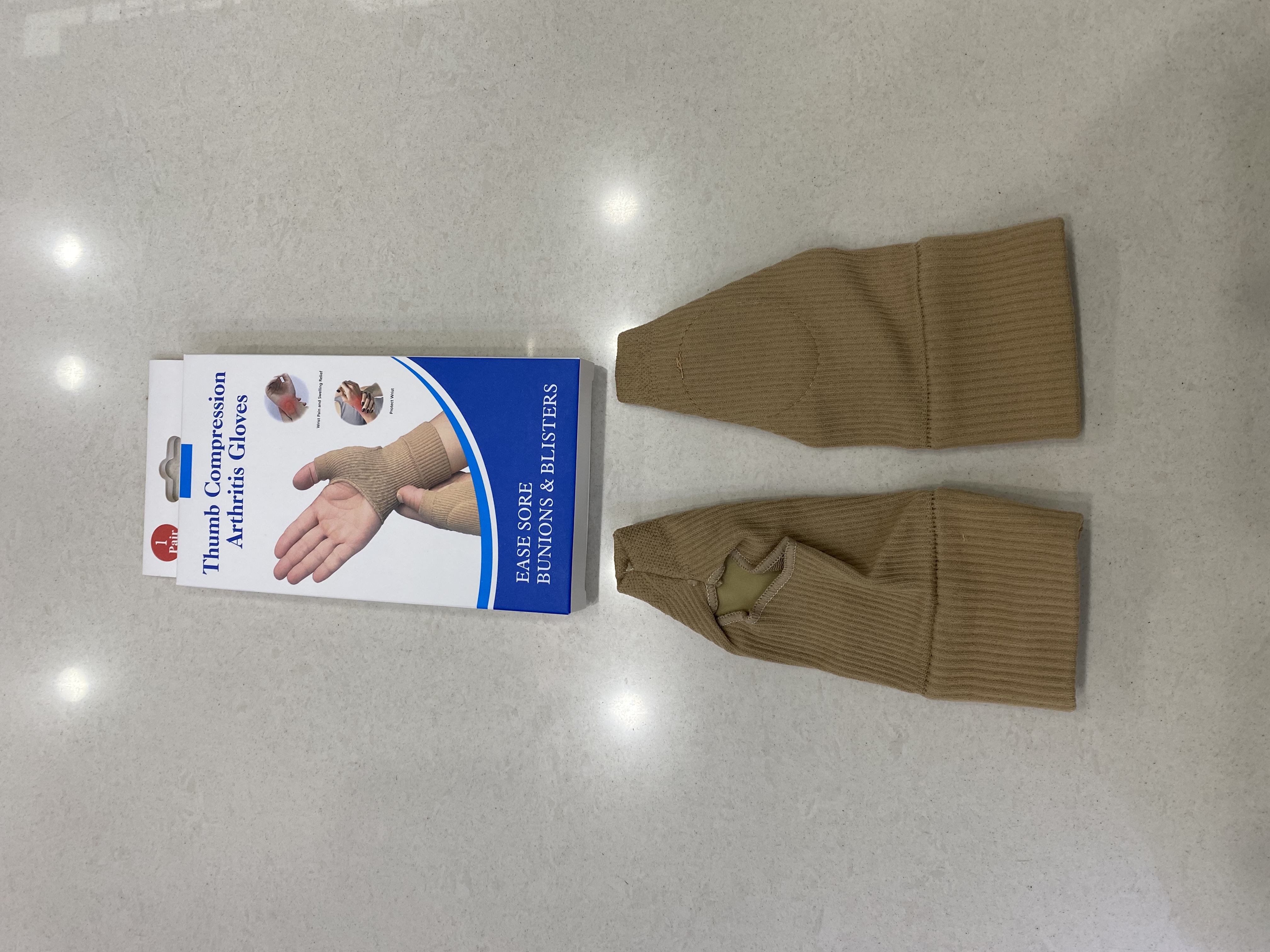 Thumb knit gloves hand protection gloves