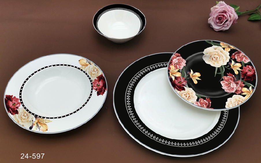 24-Head Ceramic Tableware Dgy24-597