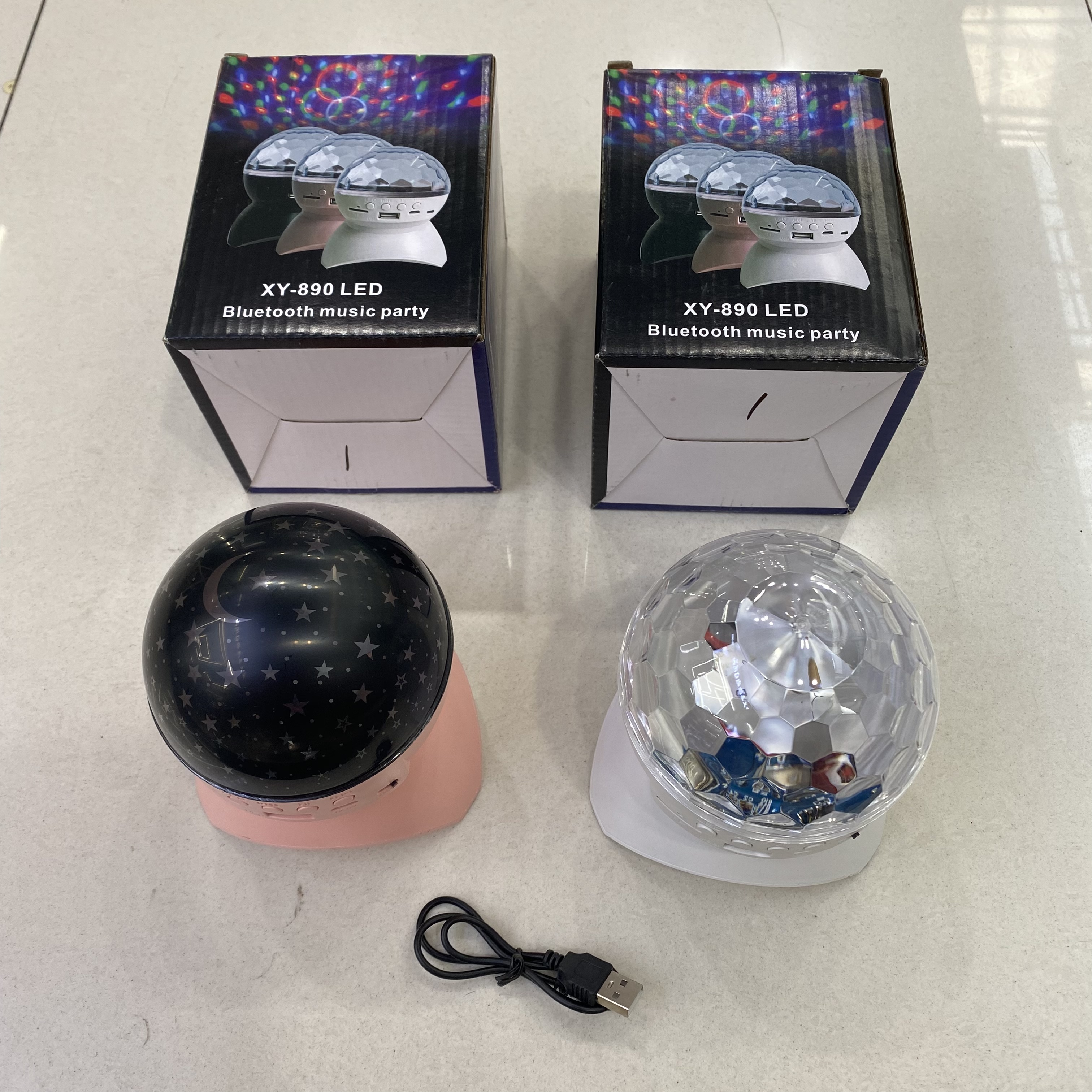 Bluetooth audio dream projector Christmas starry sky lights seven colored KTV dazzling lights