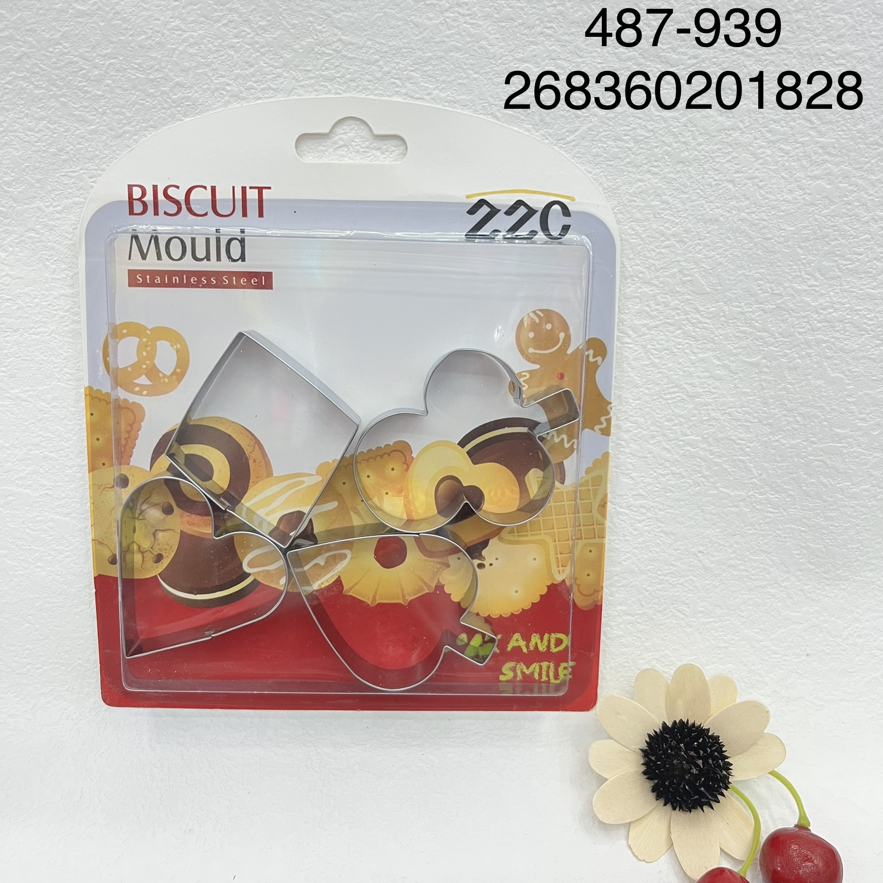 Stainless Steel Cute Shape Cake Cookie Mold Egg Omelet Specification drawing